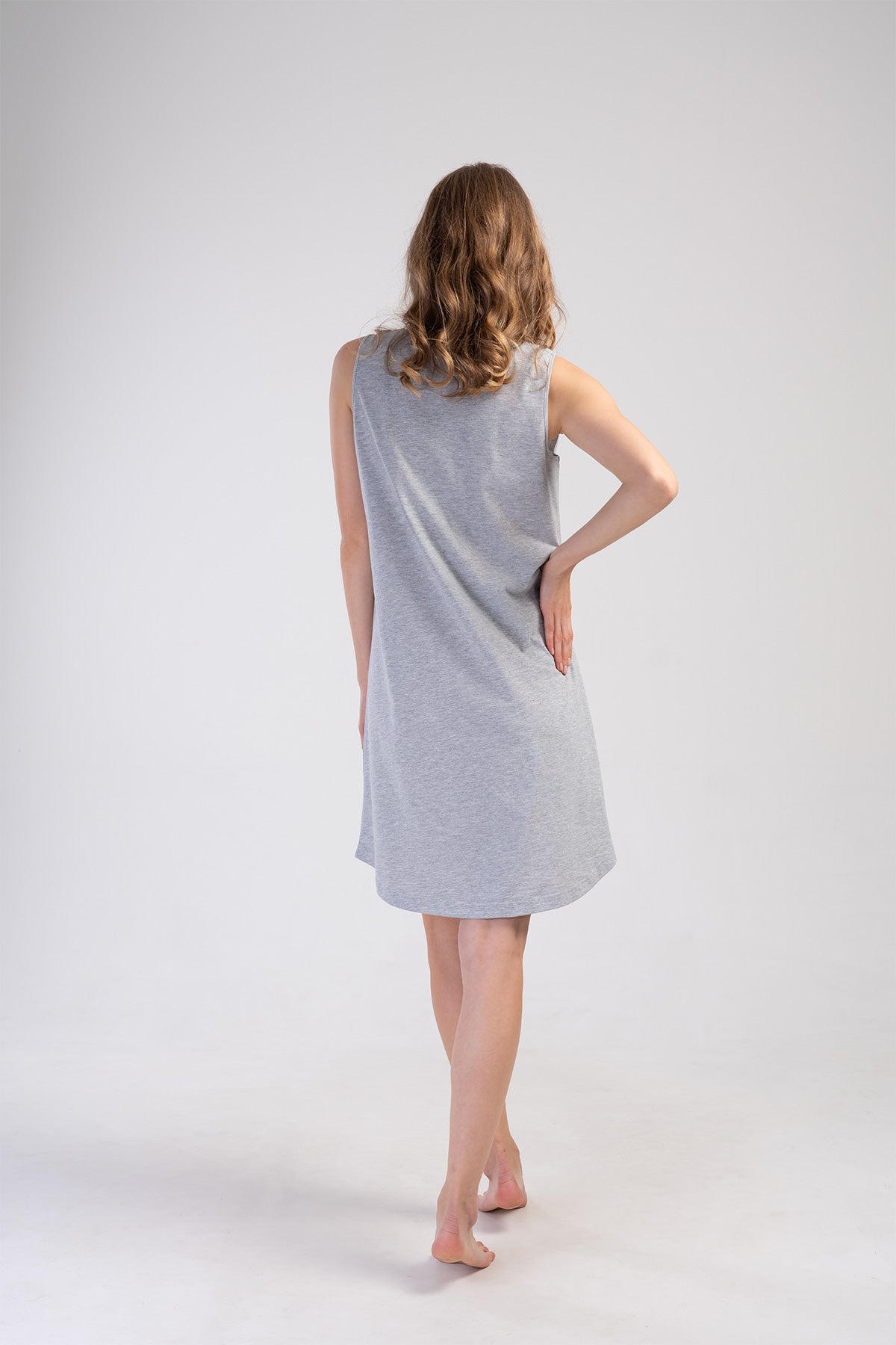 KADIN P.SUPREM KALIN ASKILI ETEGI OVAL TUNIK