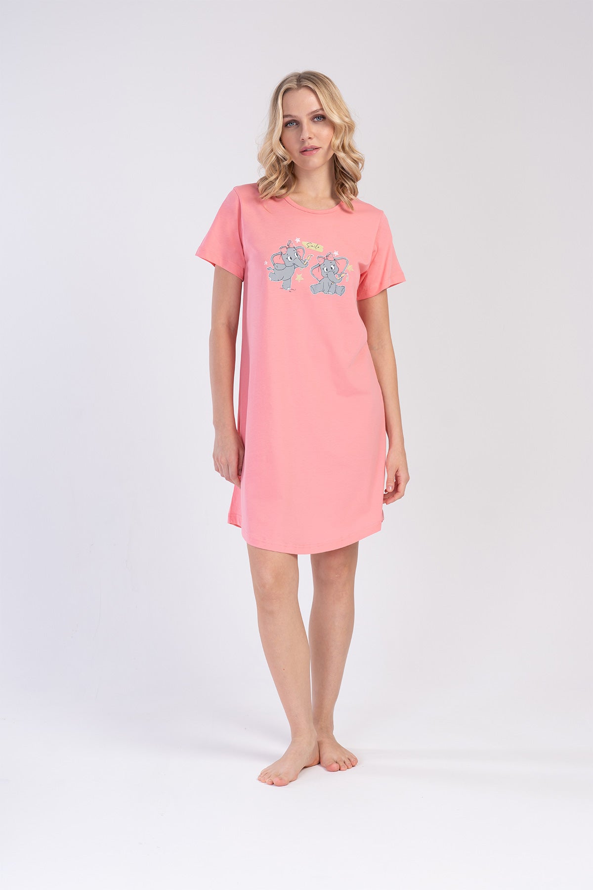 KADIN P.SUPREM O YAKA KISA KOL ETEGI OVAL TUNIK