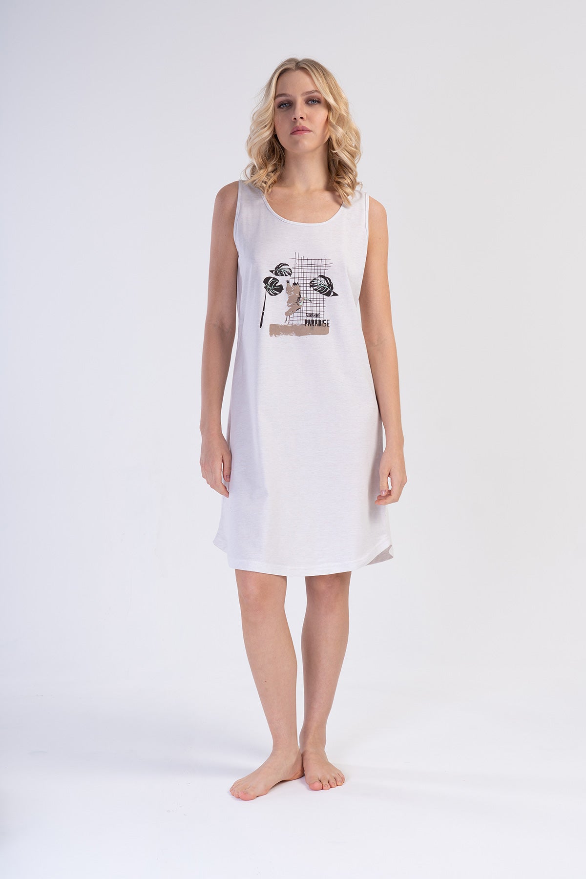 KADIN P.SUPREM KALIN ASKILI ETEGI OVAL TUNIK