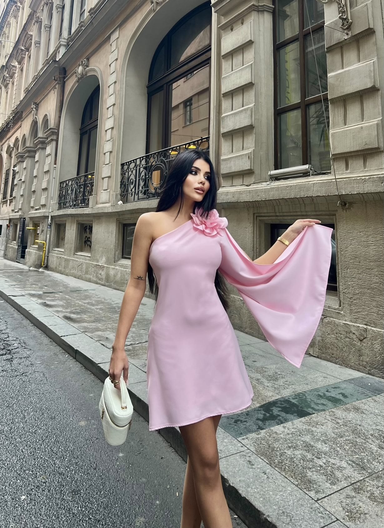 3127 ÇİÇEKLİ ELBİSE