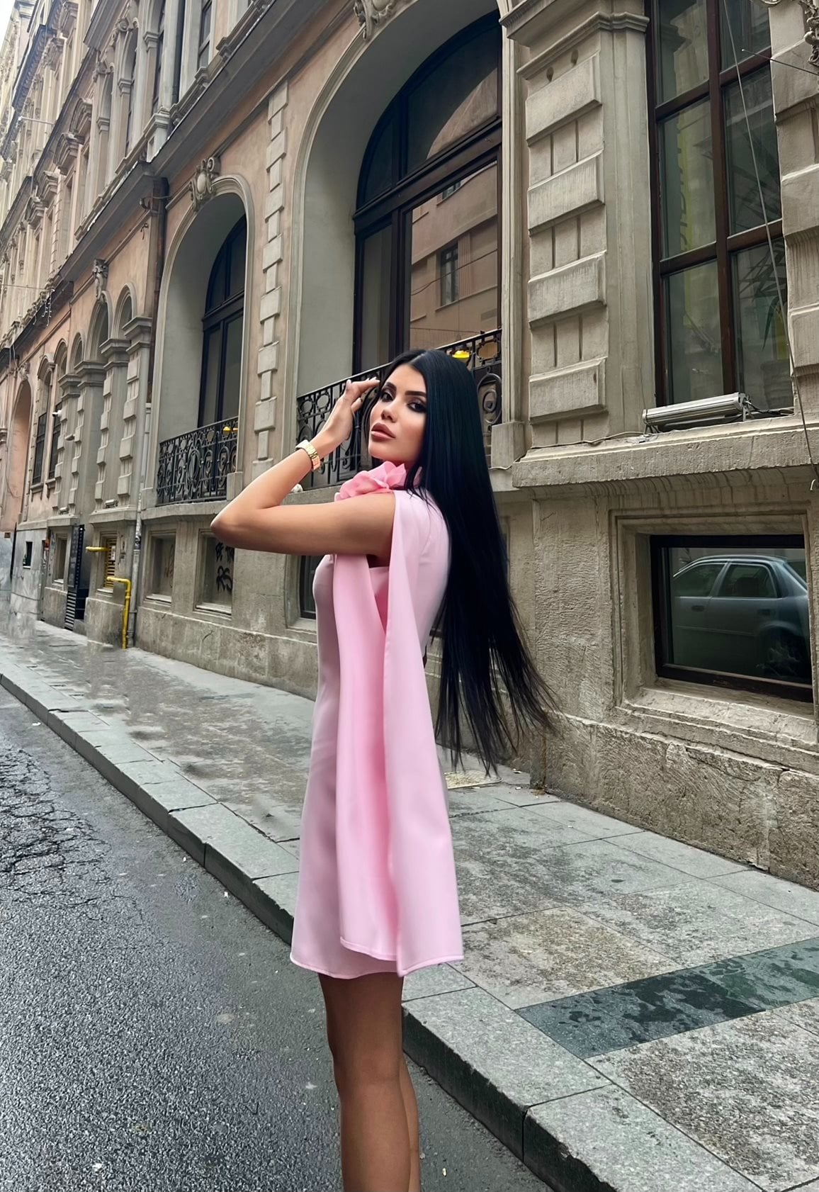 3127 ÇİÇEKLİ ELBİSE
