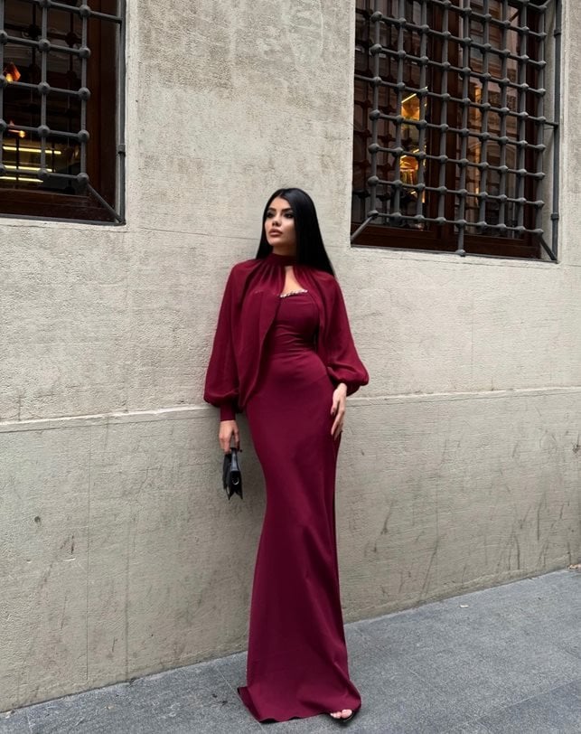 3122 TÜLLÜ ELBİSE