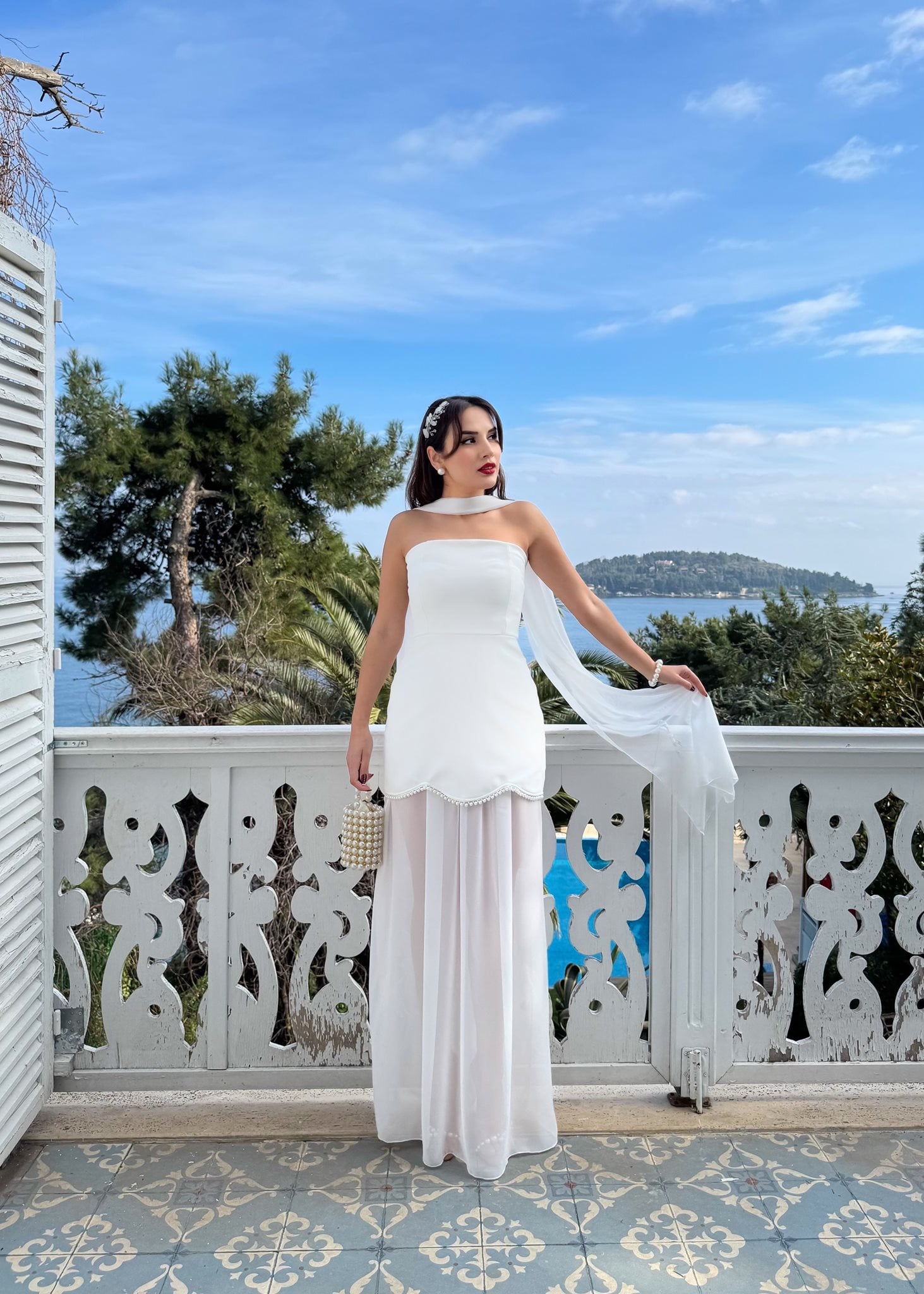 3125 ŞİFON ELBİSE