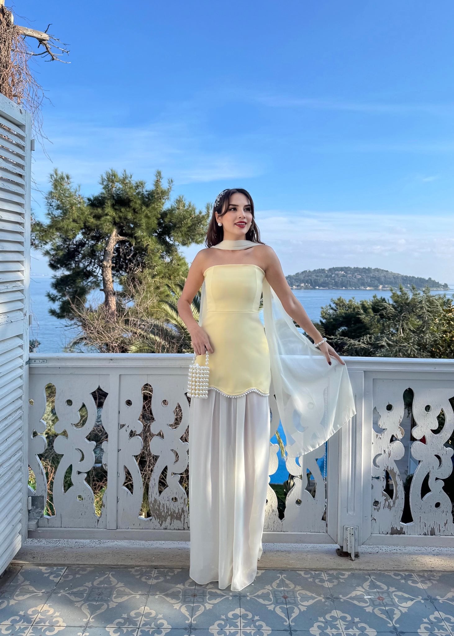 3125 ŞİFON ELBİSE