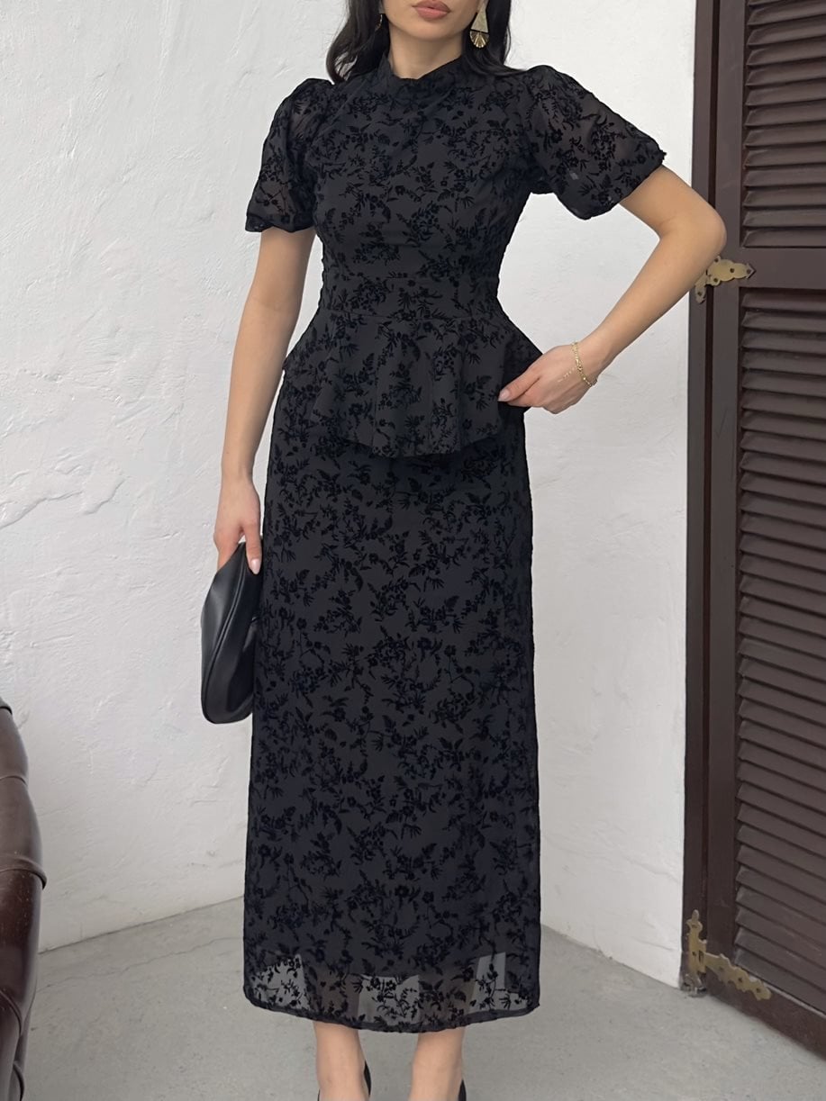 CHIFFON DRESS
