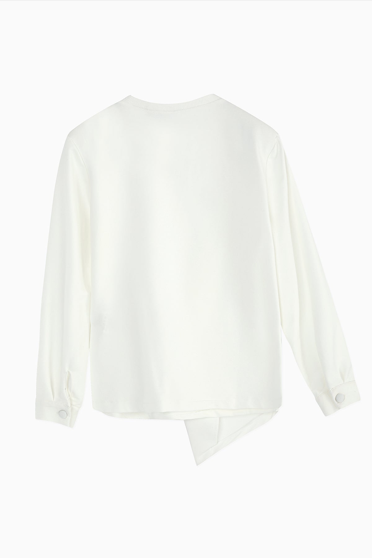 Kadın Ceket Detaylı Sweatshirt - 31441SWT