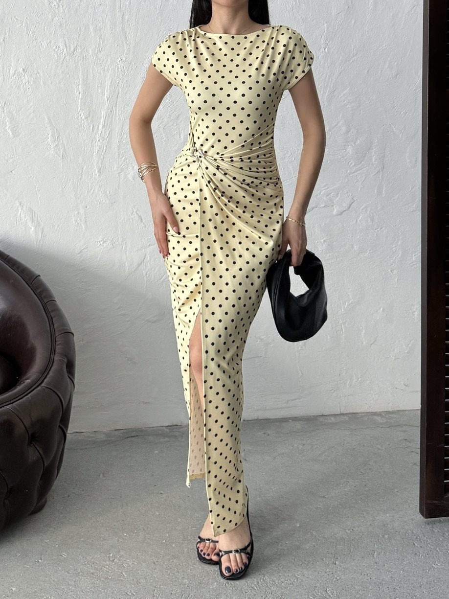 3159 PUANTIYELİ ELBİSE