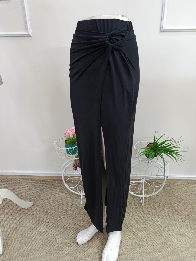 Women's High Five Asymmetrical Cut Detail Long Sandy Skirt, 33323