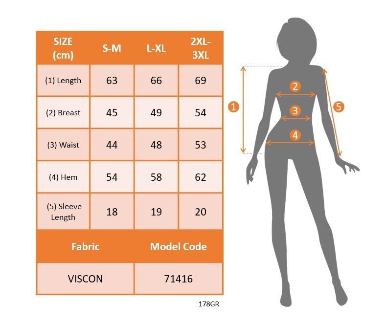 Kadın Kısa Kollu V Yakalı Viskon Bluz, 35460