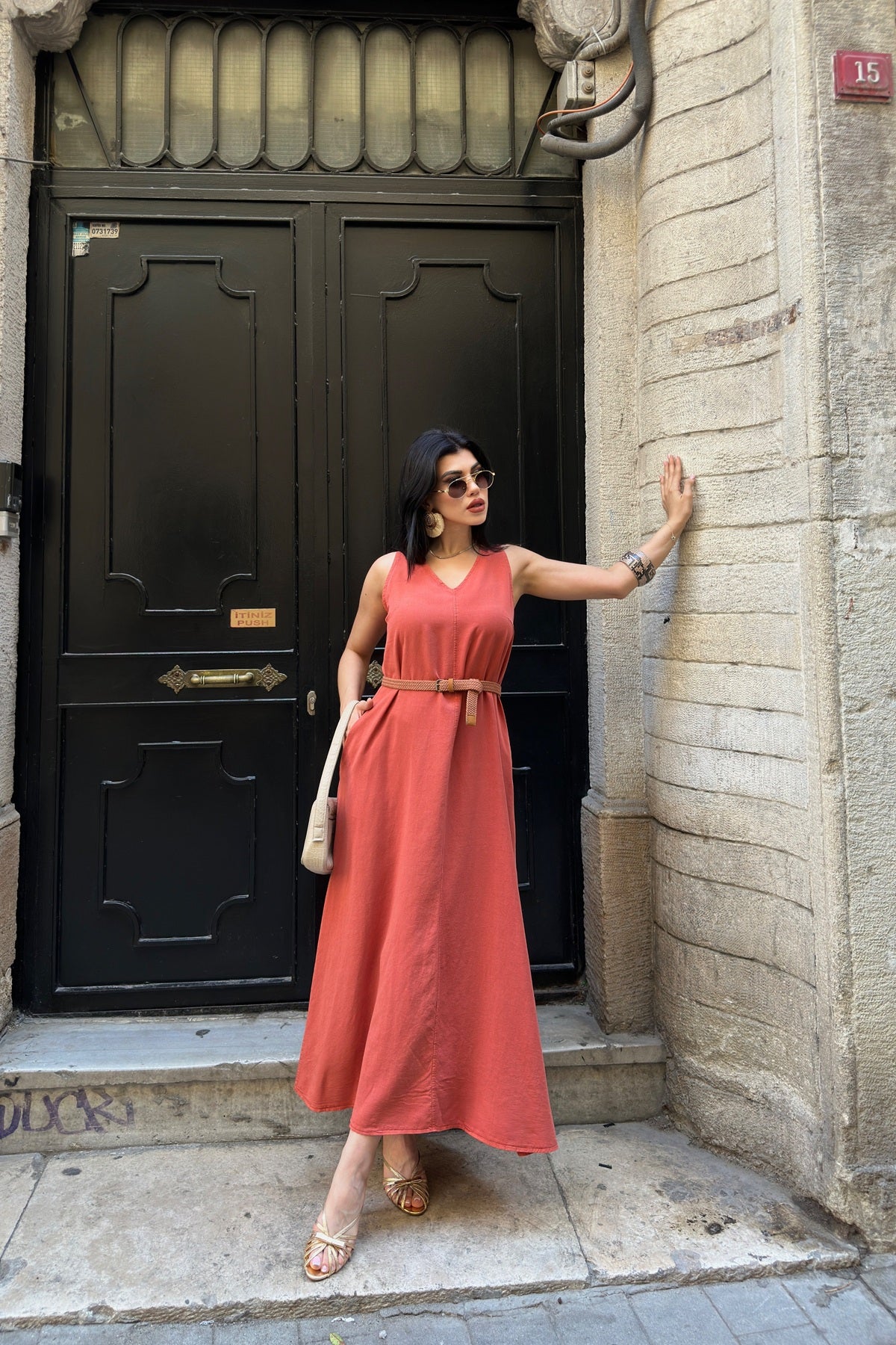 Cepli Oversize Elbise HS3072