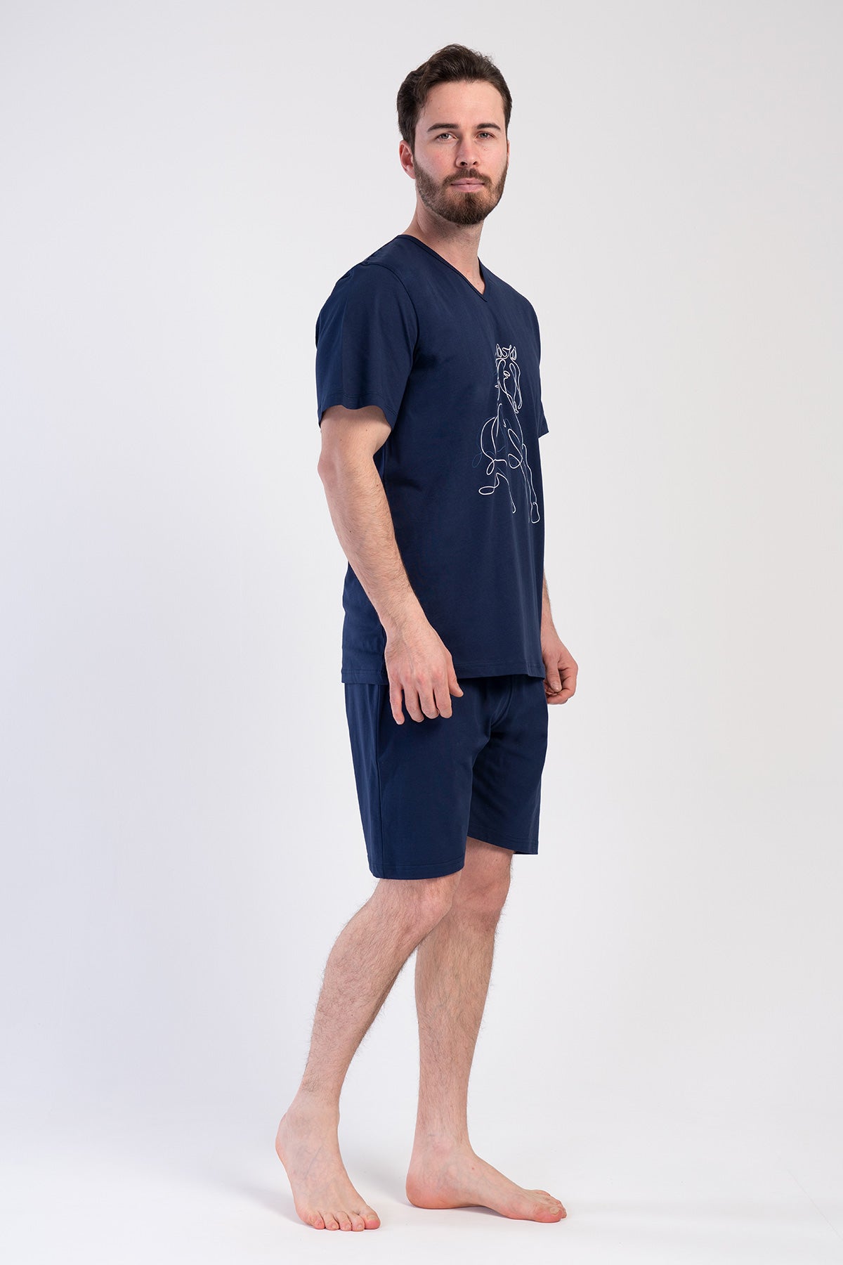 CEPLI ERKEK P.SUPREM XXL V YAKA KISA KOL SORT TAKIM