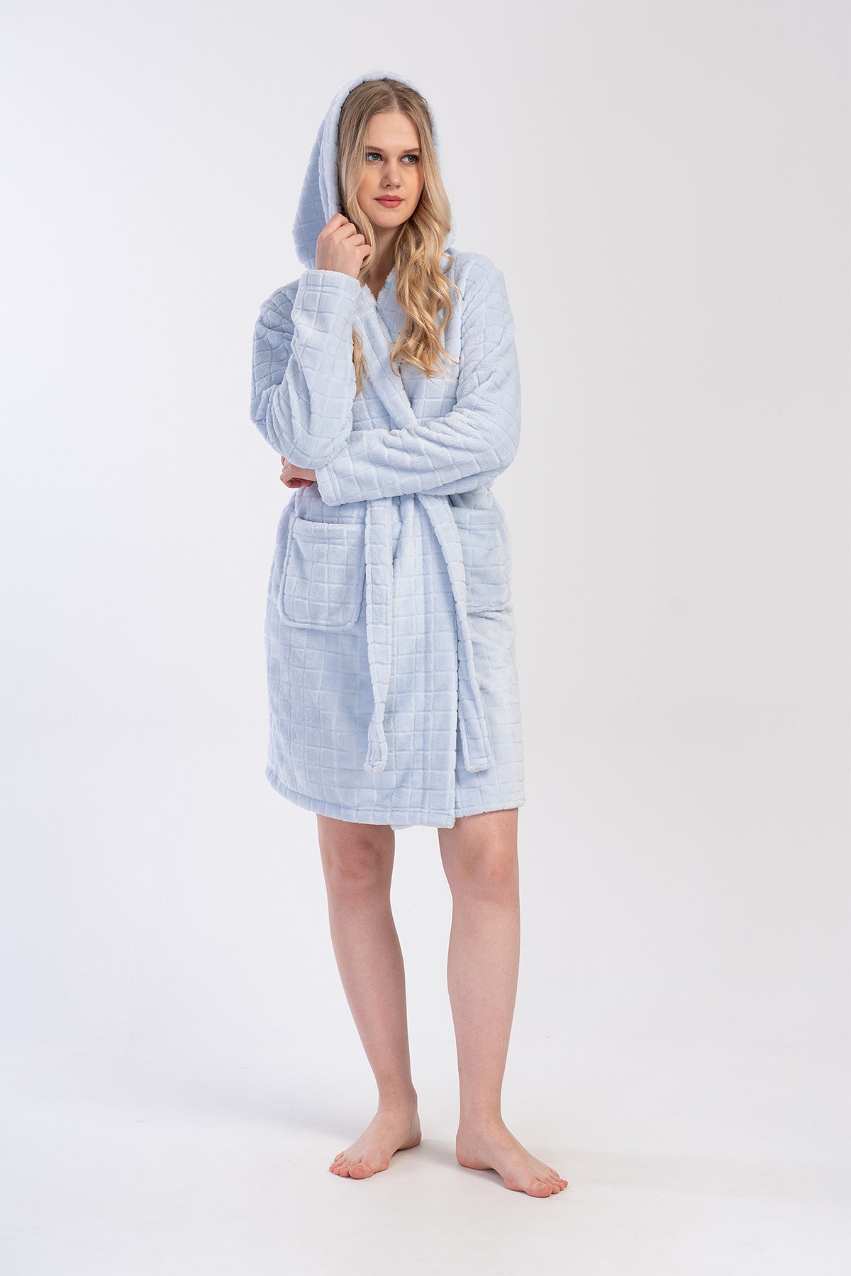 KADIN J.ULTRASOFT KAPSONLU UZUN KOL KISA CEPLI SABAHLIK