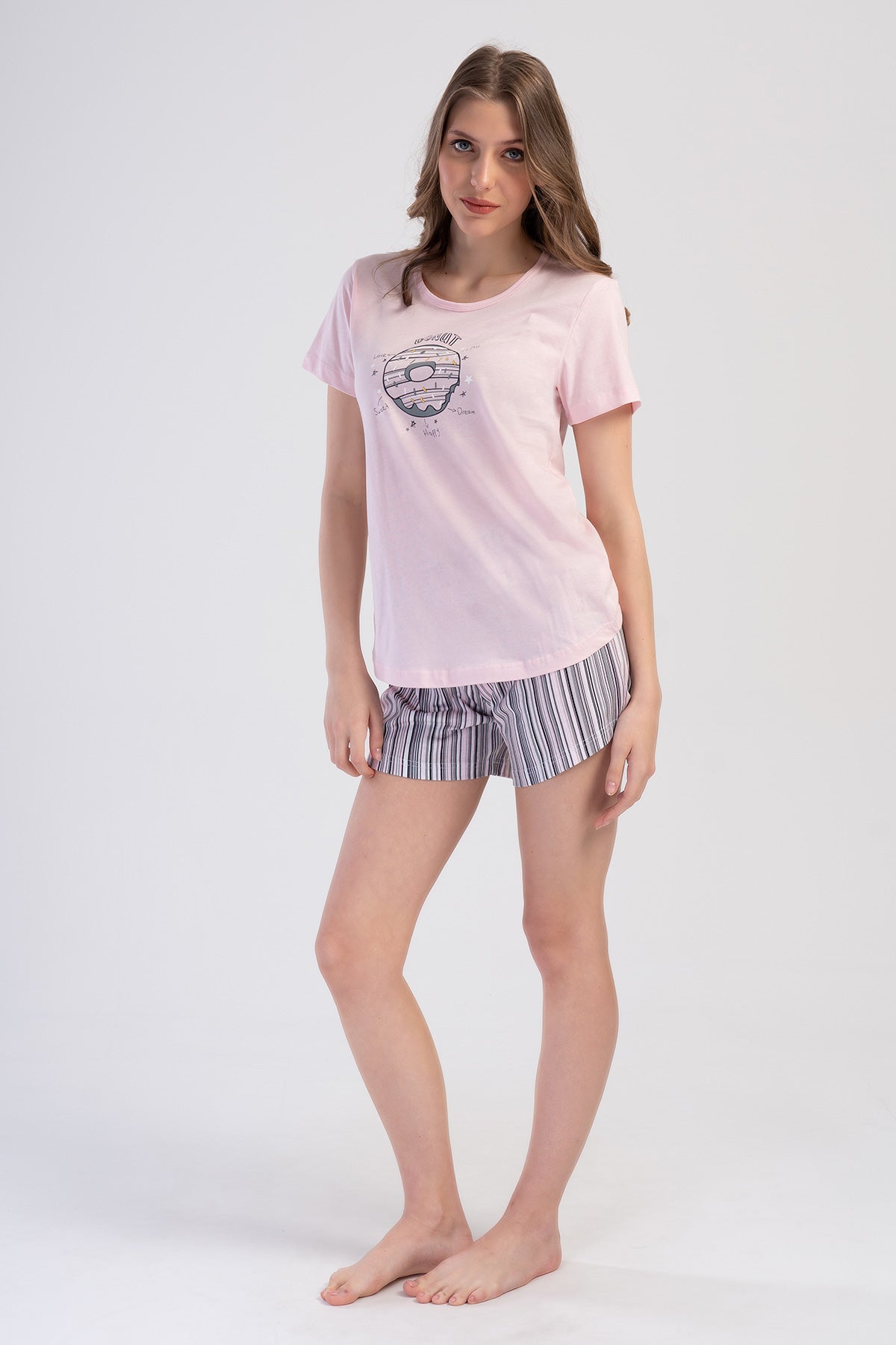 KADIN P.SUPREM O YAKA KISA KOL ETEGI OVAL SORT TAKIM