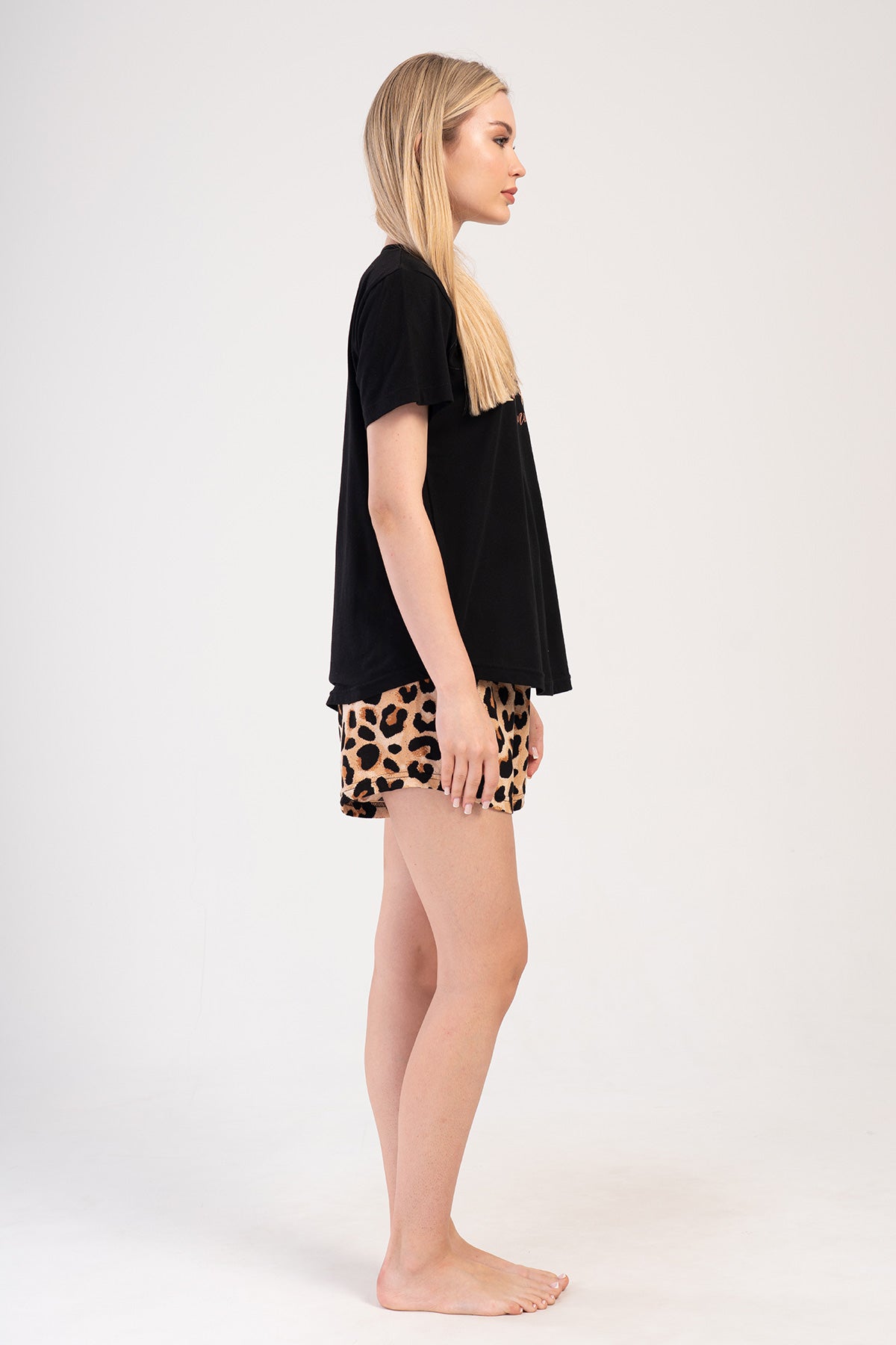 Woman Supreme Leopard Short Set