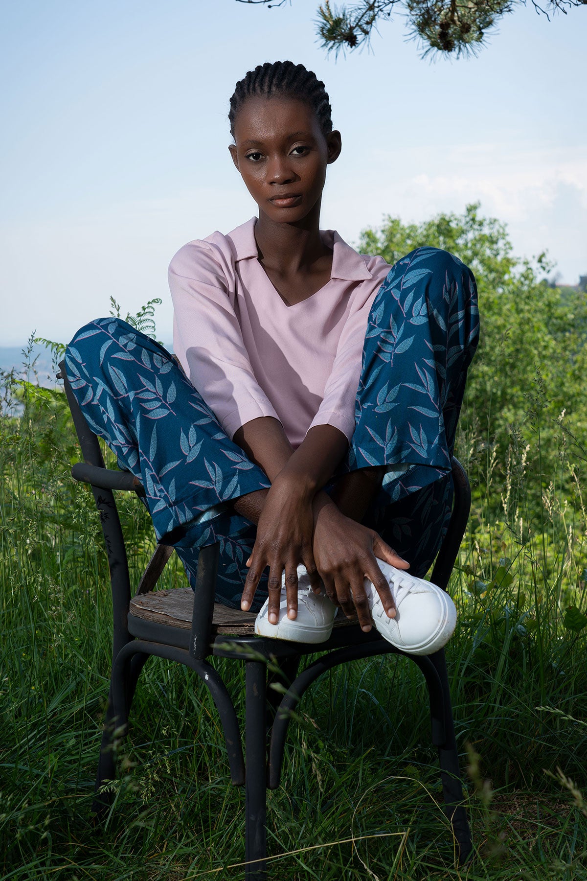 KADIN VISCON XXL GOMLEK V YAKA 7/8KOL CEPLI PANTOLON TAKIM