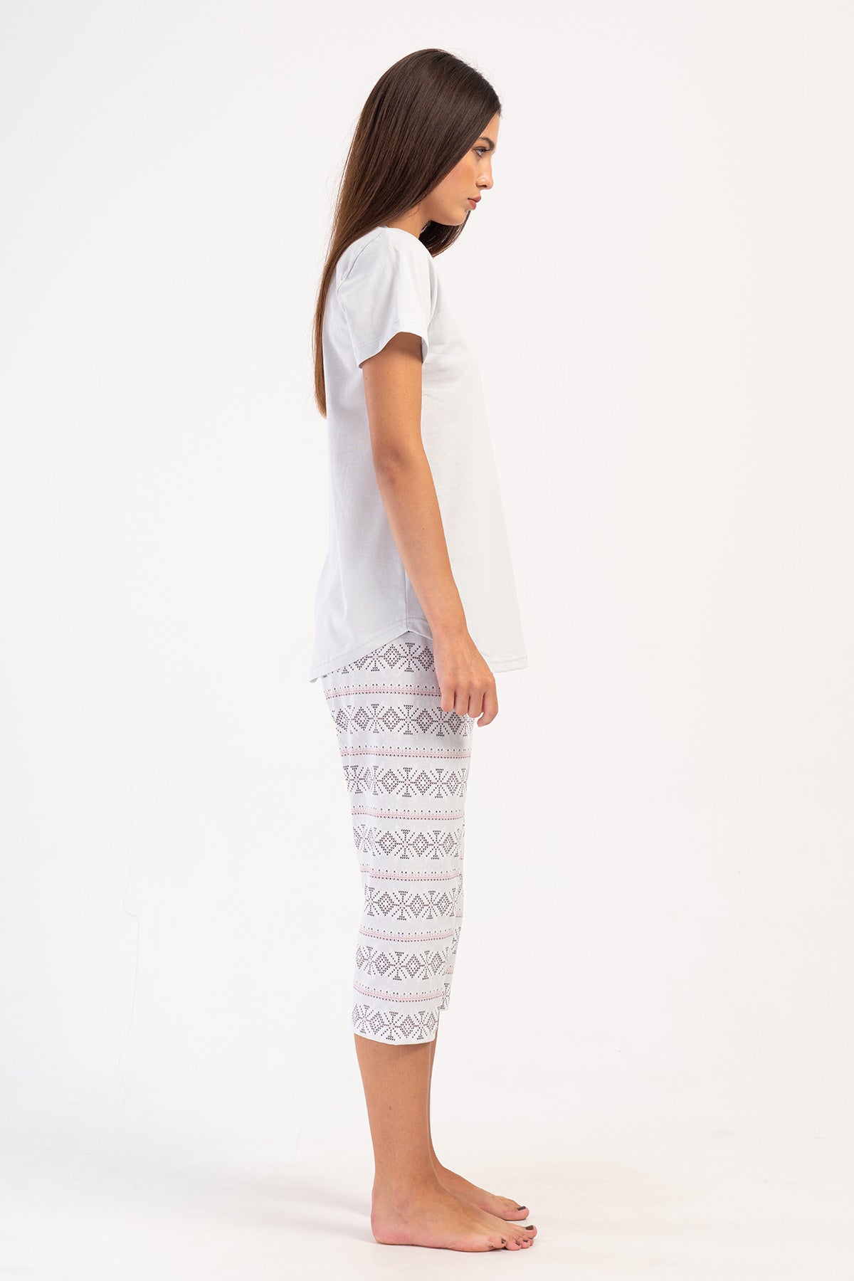 KADIN P.SUPREM O YAKA KISA KOL ETEGI OVAL KAPRI TAKIM