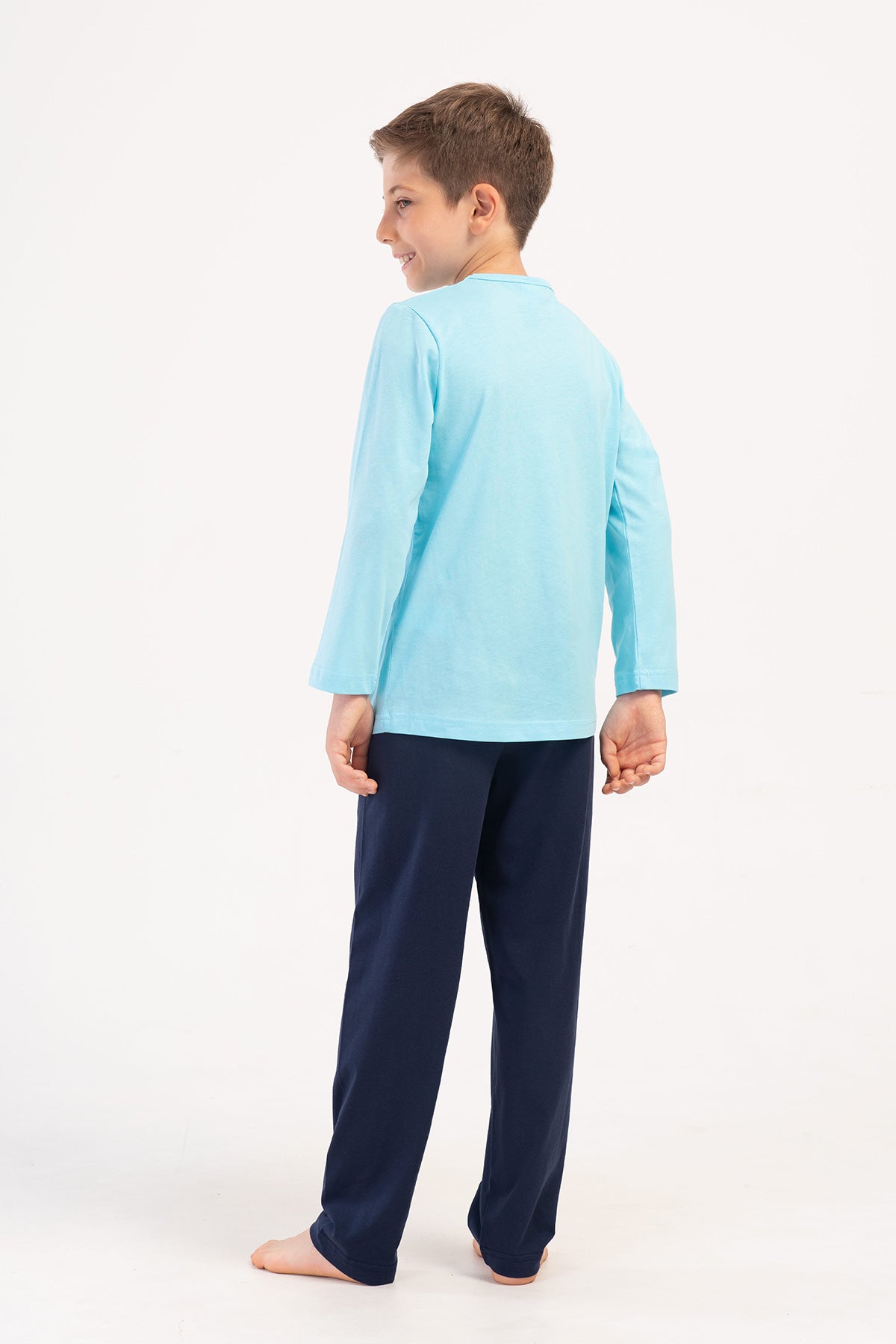 ERKEK COCUK P.SUPREM O YAKA UZUN KOL PIJAMA TAKIM(9/10-15/16)