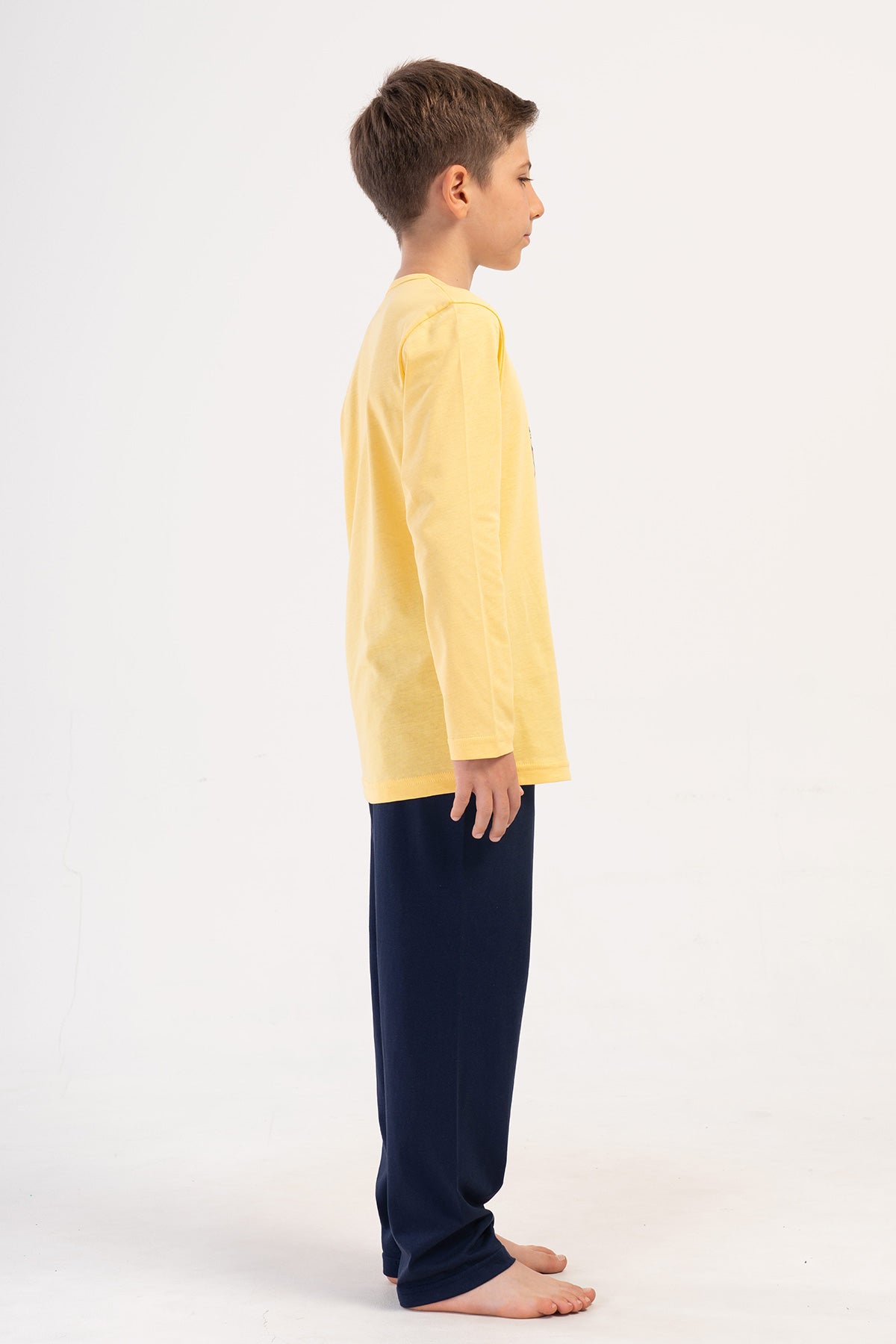 ERKEK COCUK P.SUPREM O YAKA UZUN KOL PIJAMA TAKIM(9/10-15/16)