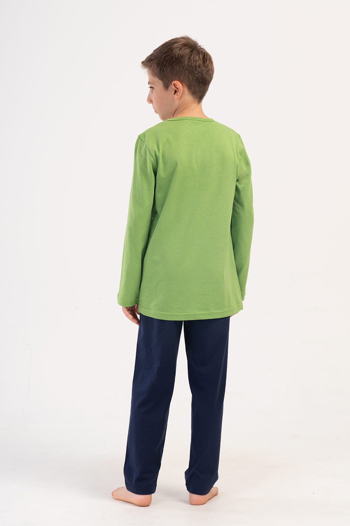 ERKEK COCUK P.SUPREM O YAKA UZUN KOL PIJAMA TAKIM(9/10-15/16)