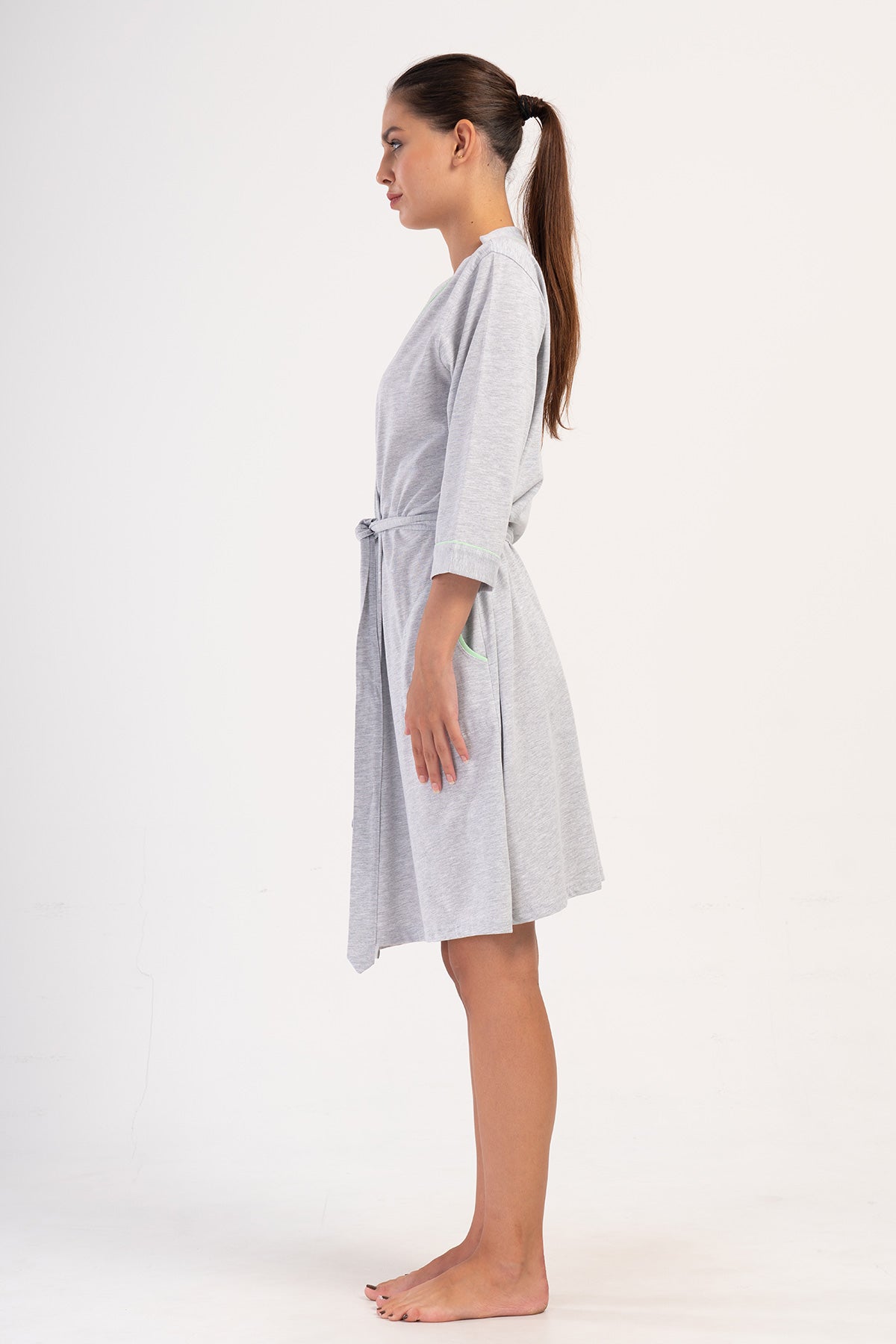 KADIN P.SUPREM 3/4KOL CEPLI TEK SABAHLIK