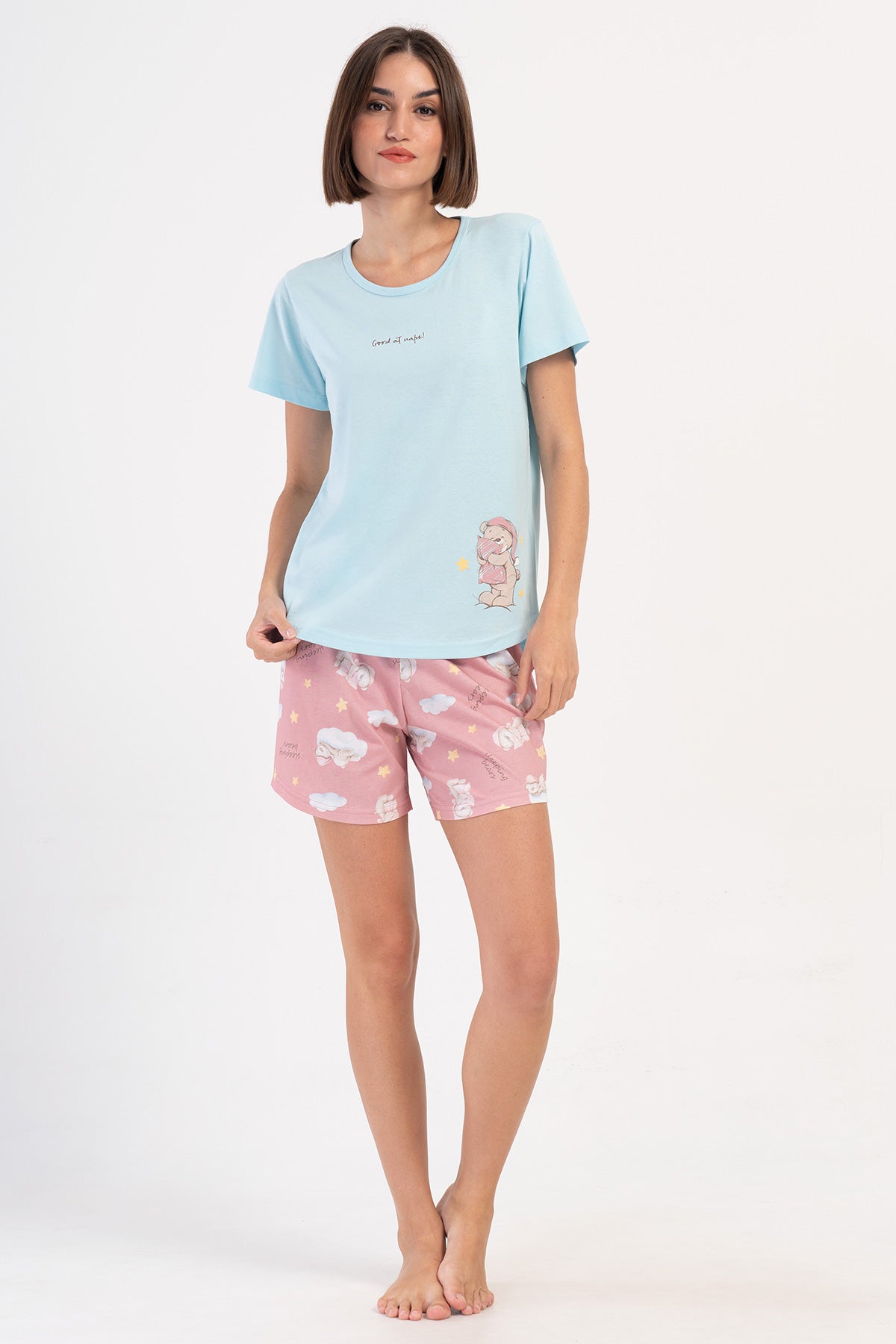 KADIN P.SUPREM O YAKA KISA KOL ETEGI OVAL SORT TAKIM