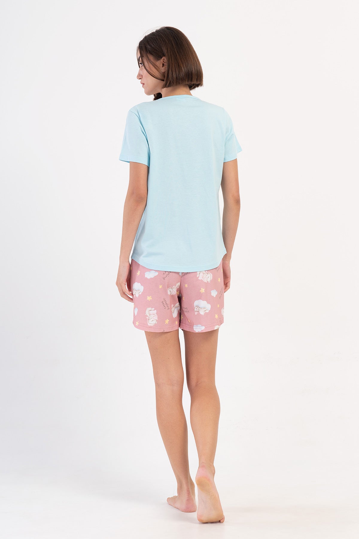 KADIN P.SUPREM O YAKA KISA KOL ETEGI OVAL SORT TAKIM