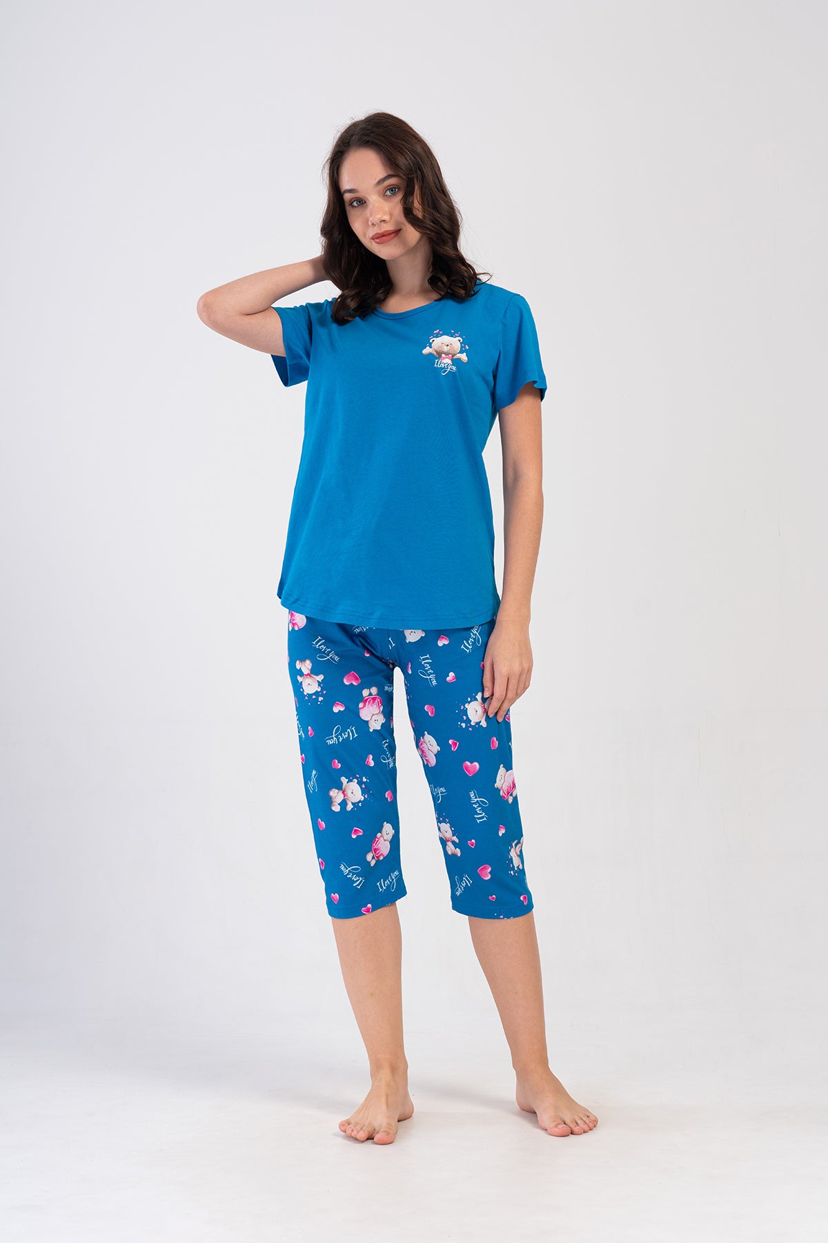 KADIN P.SUPREM O YAKA KISA KOL ETEGI OVAL KAPRI TAKIM