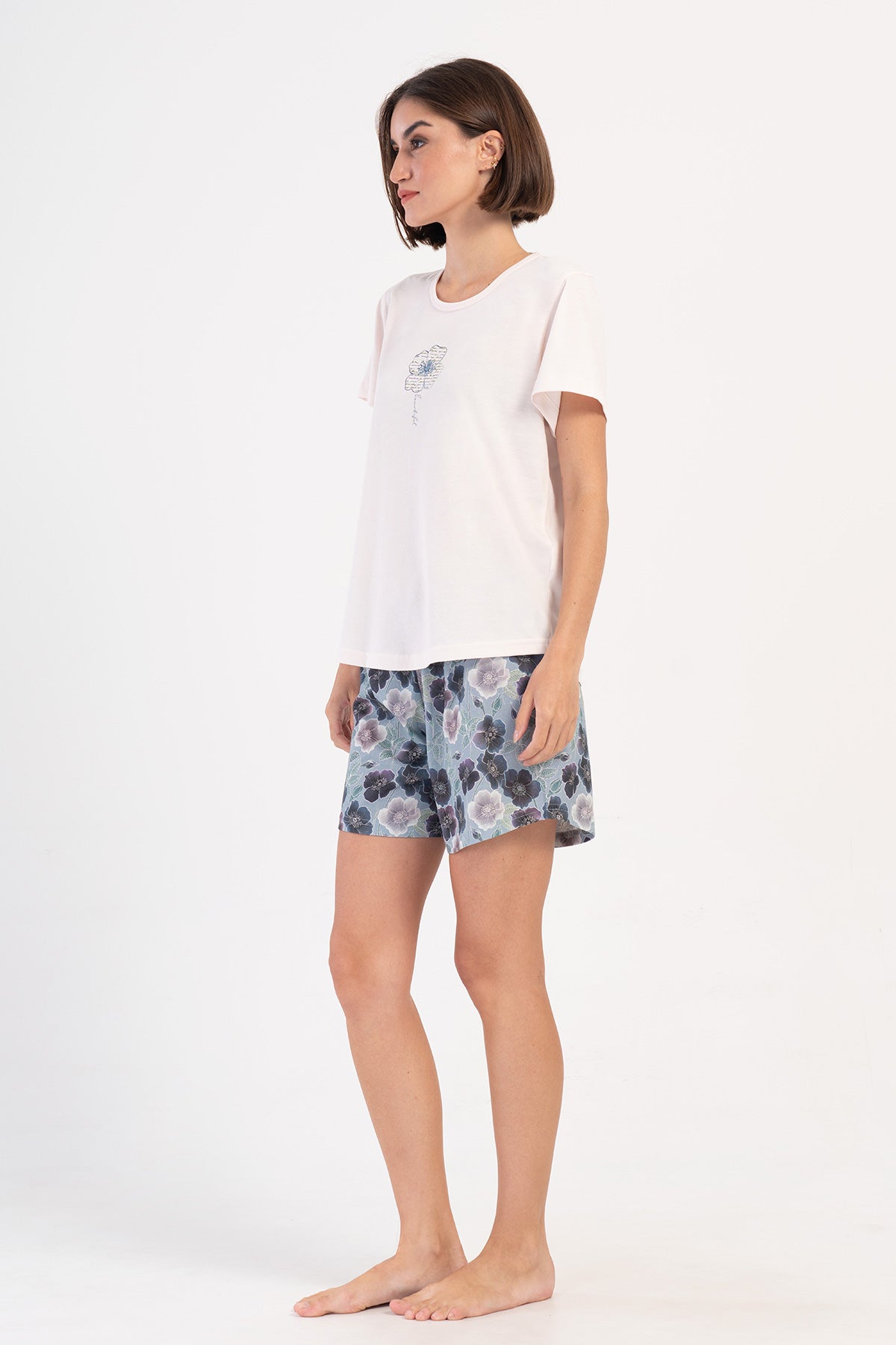 KADIN P.SUPREM XXL O YAKA KISA KOL ETEGI OVAL SORT TAKIM