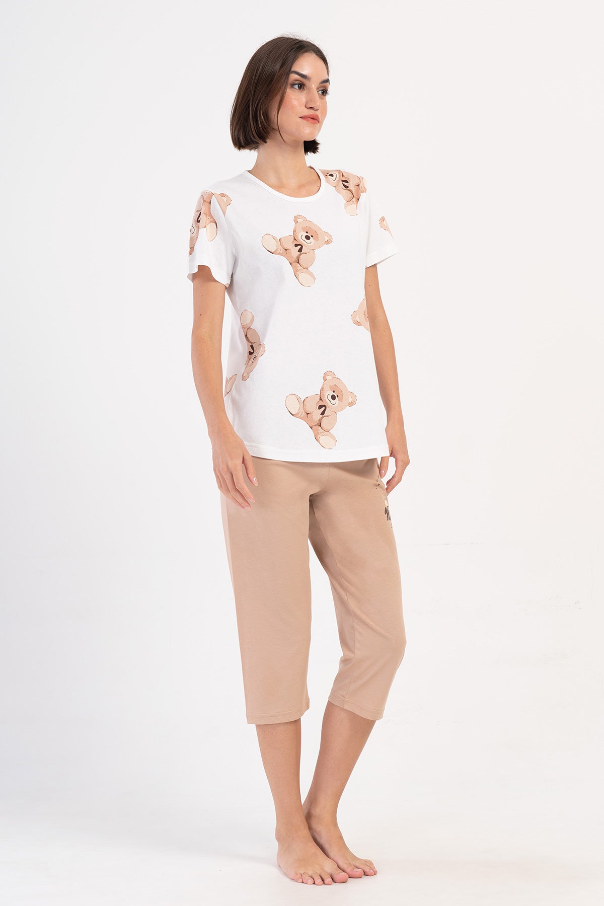 KADIN P.SUPREM O YAKA KISA KOL ETEGI OVAL KAPRI TAKIM