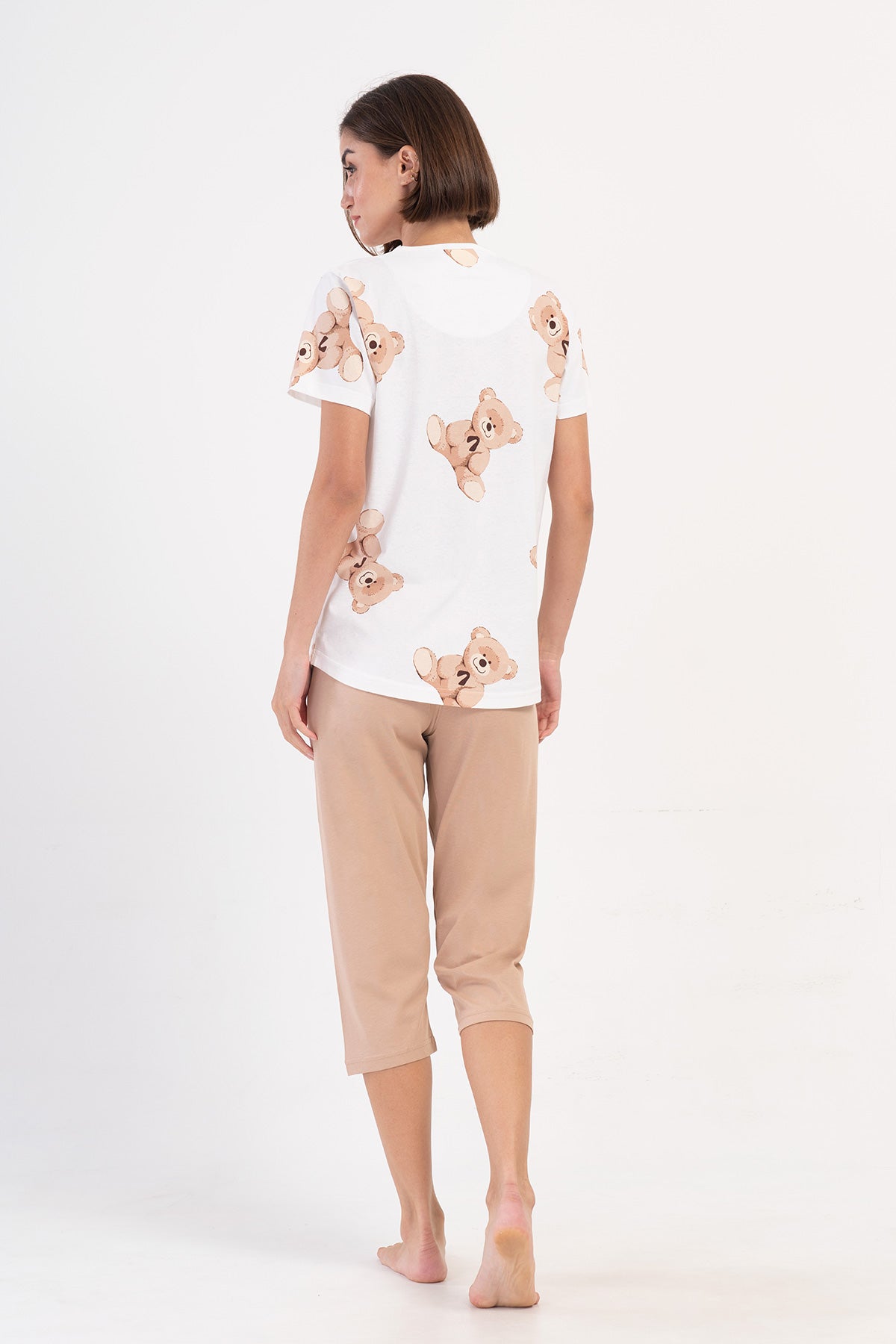 KADIN P.SUPREM O YAKA KISA KOL ETEGI OVAL KAPRI TAKIM