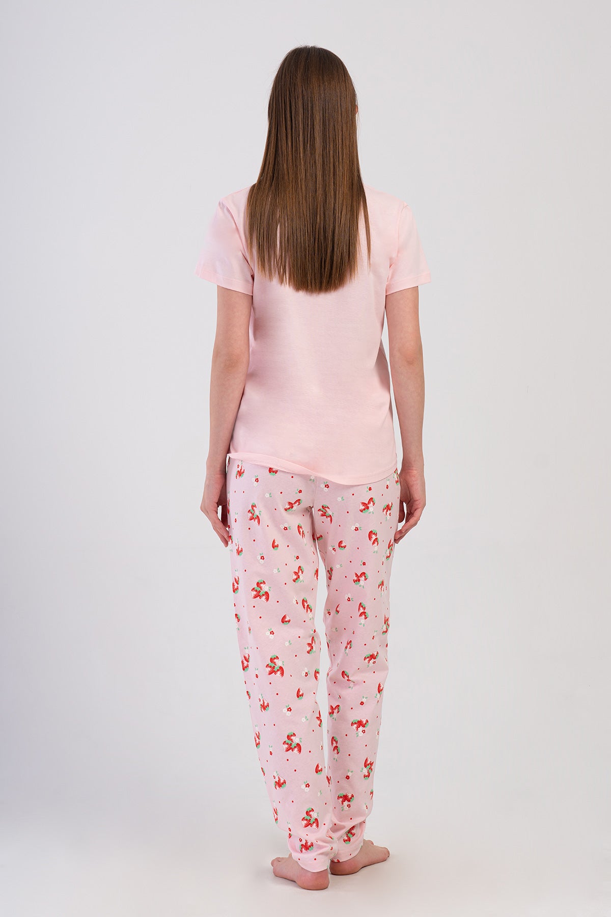 KADIN P.SUPREM O YAKA KISA KOL ETEGI OVAL PIJAMA TAKIM