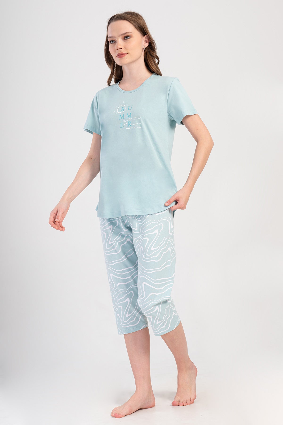 KADIN P.SUPREM XXL O YAKA KISA KOL ETEGI OVAL KAPRI TAKIM