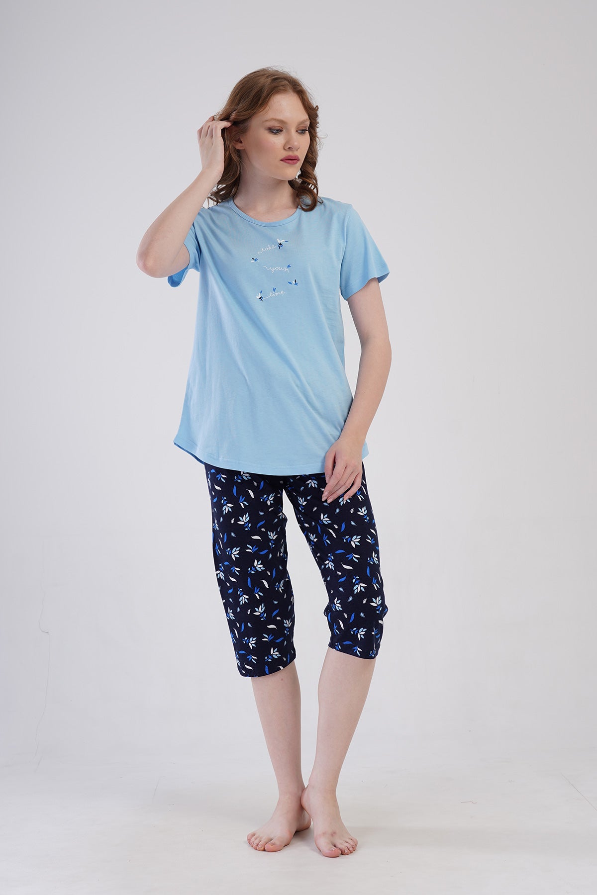 KADIN P.SUPREM O YAKA KISA KOL ETEGI OVAL KAPRI TAKIM