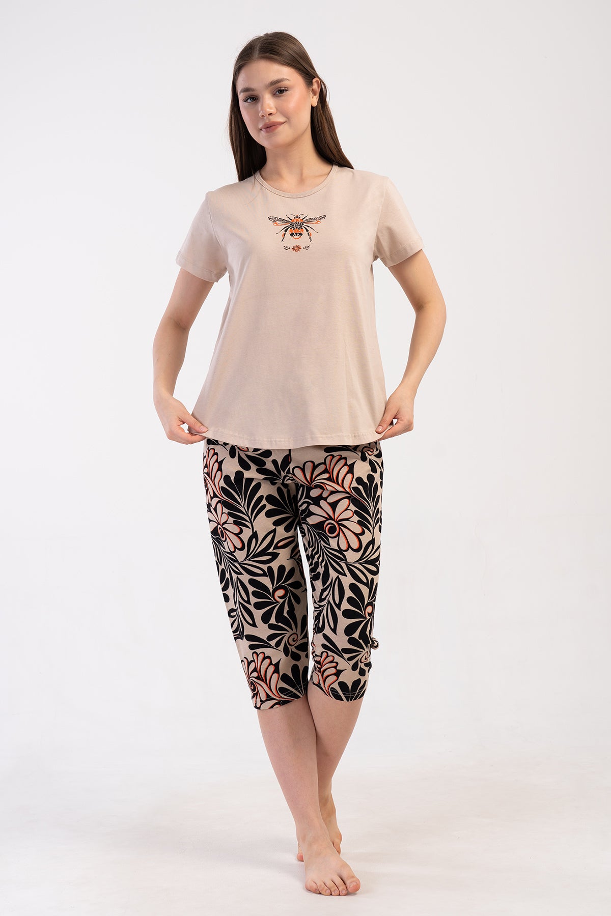 KADIN P.SUPREM XXL O YAKA KISA KOL ETEGI OVAL KAPRI TAKIM