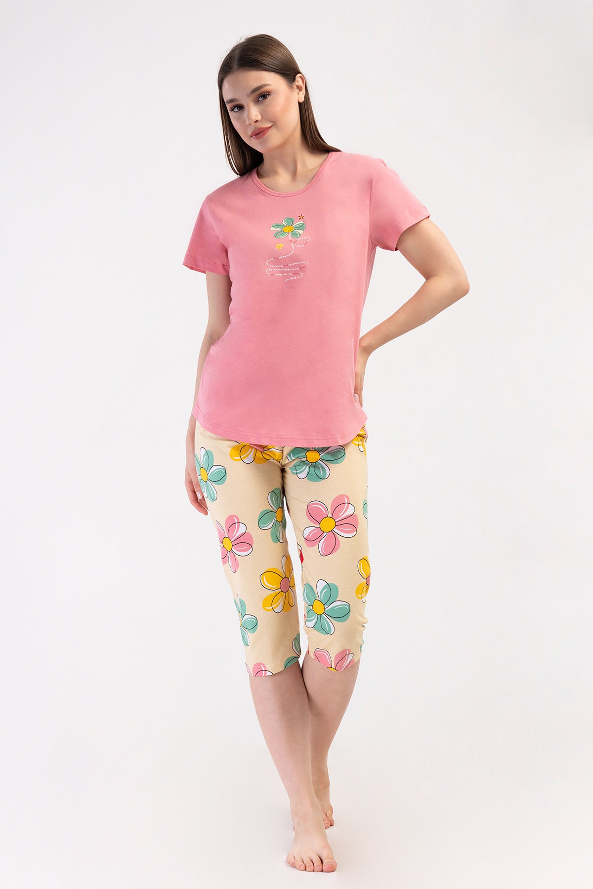 KADIN P.SUPREM O YAKA KISA KOL ETEGI OVAL KAPRI TAKIM