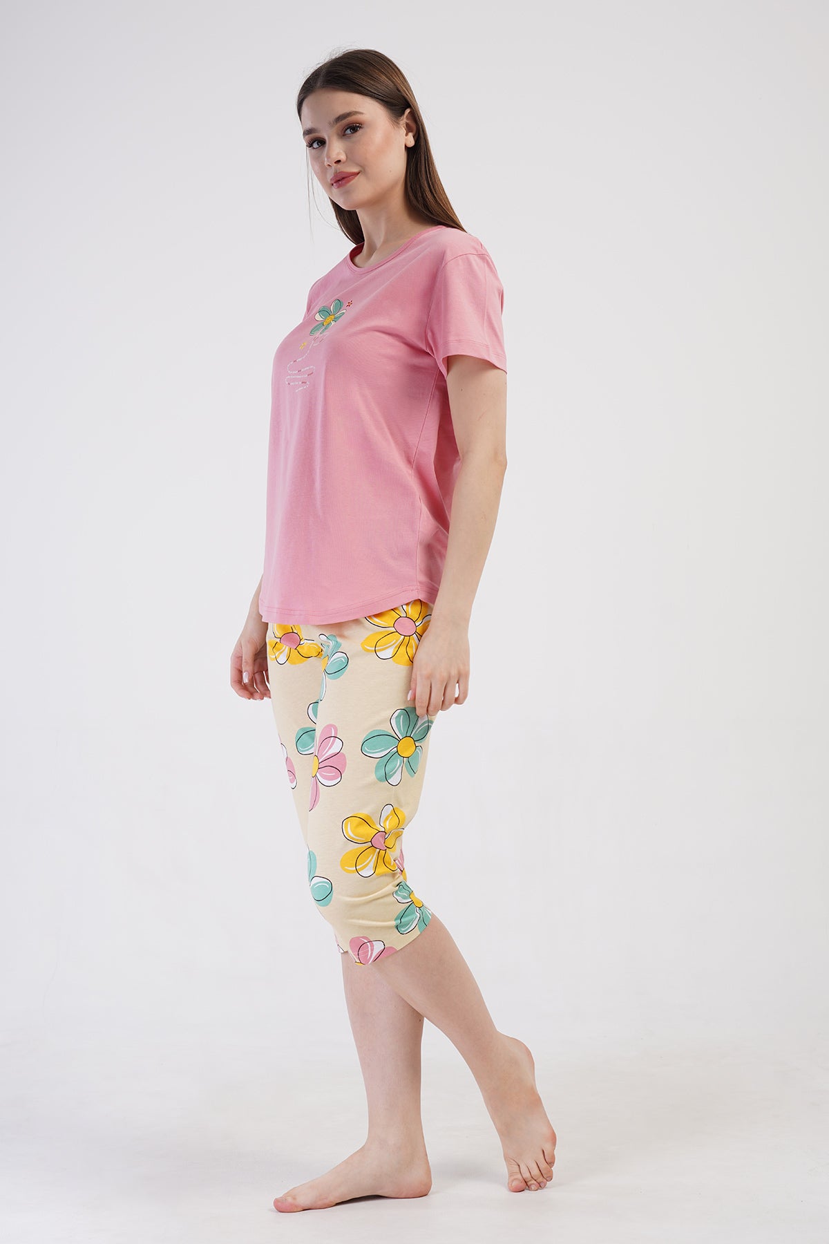 KADIN P.SUPREM O YAKA KISA KOL ETEGI OVAL KAPRI TAKIM