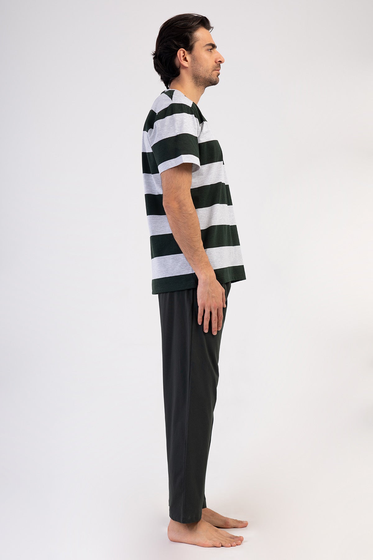 CEPLI ERKEK P.SUPREM O YAKA KISA KOL PIJAMA TAKIM