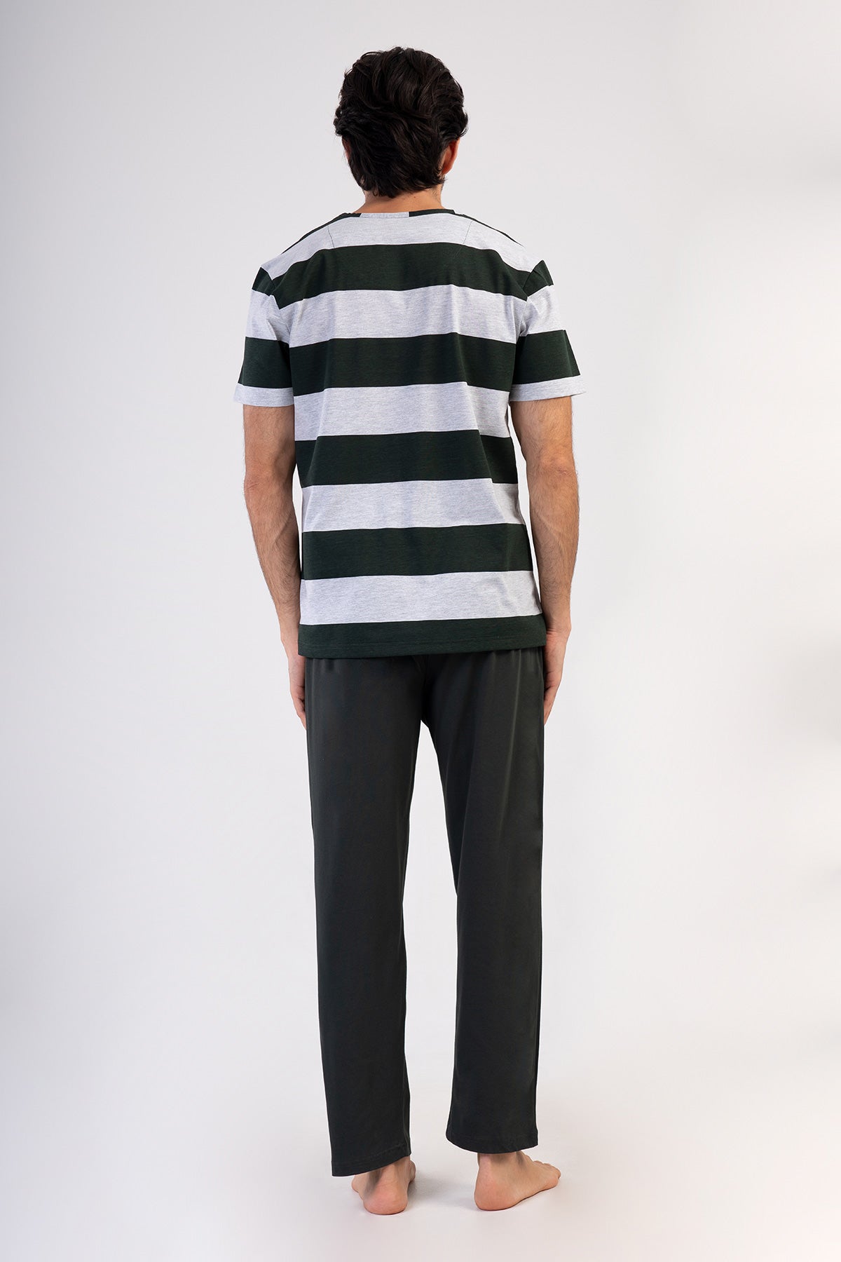 CEPLI ERKEK P.SUPREM O YAKA KISA KOL PIJAMA TAKIM