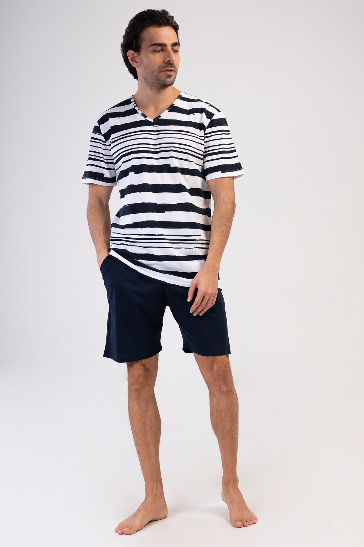 CEPLI ERKEK P.SUPREM V YAKA KISA KOL SORT TAKIM