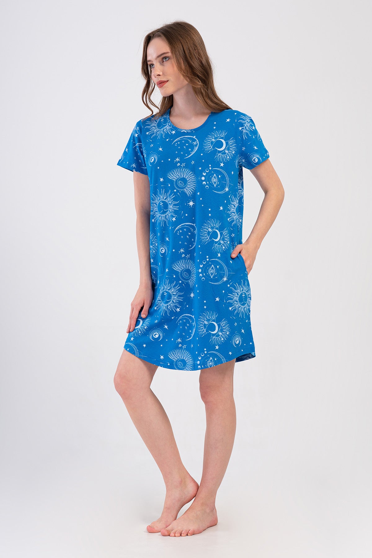 KADIN P.SUPREM O YAKA KISA KOL ETEGI OVAL CEPLI TUNIK