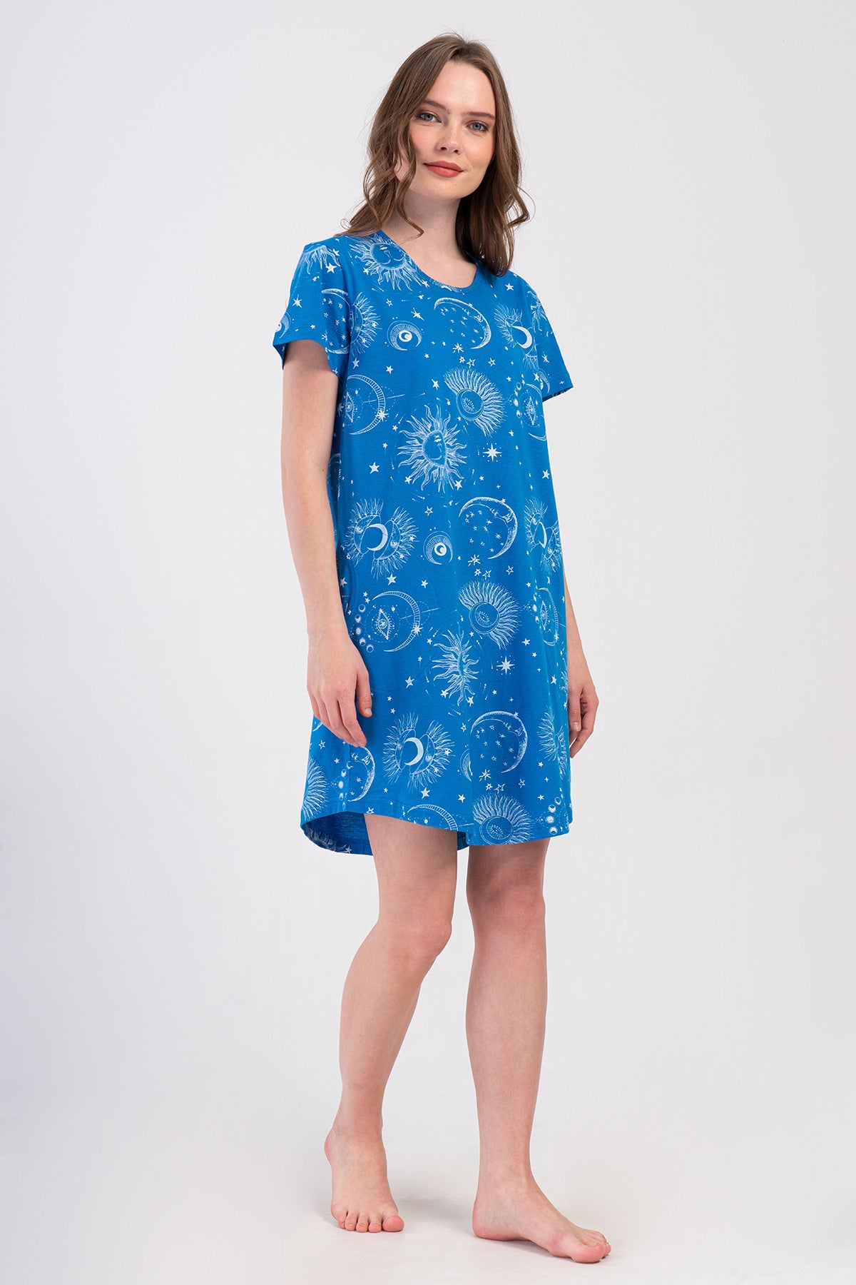 KADIN P.SUPREM O YAKA KISA KOL ETEGI OVAL CEPLI TUNIK