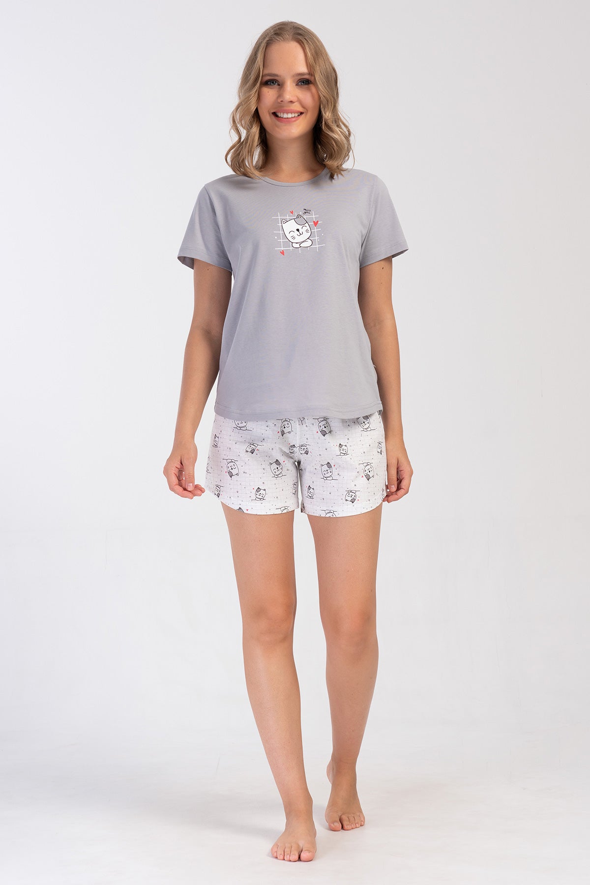 KADIN P.SUPREM O YAKA KISA KOL ETEGI OVAL SORT TAKIM