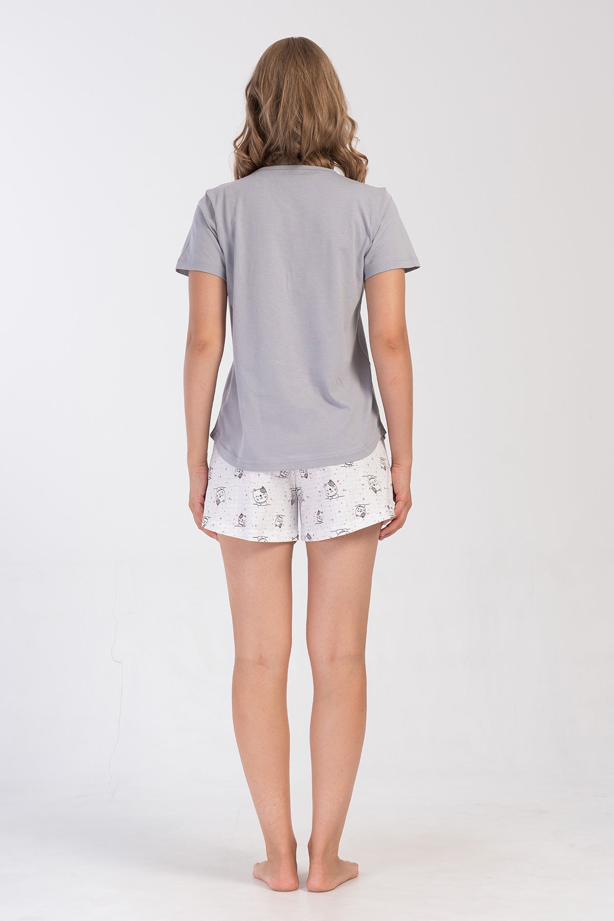 KADIN P.SUPREM O YAKA KISA KOL ETEGI OVAL SORT TAKIM