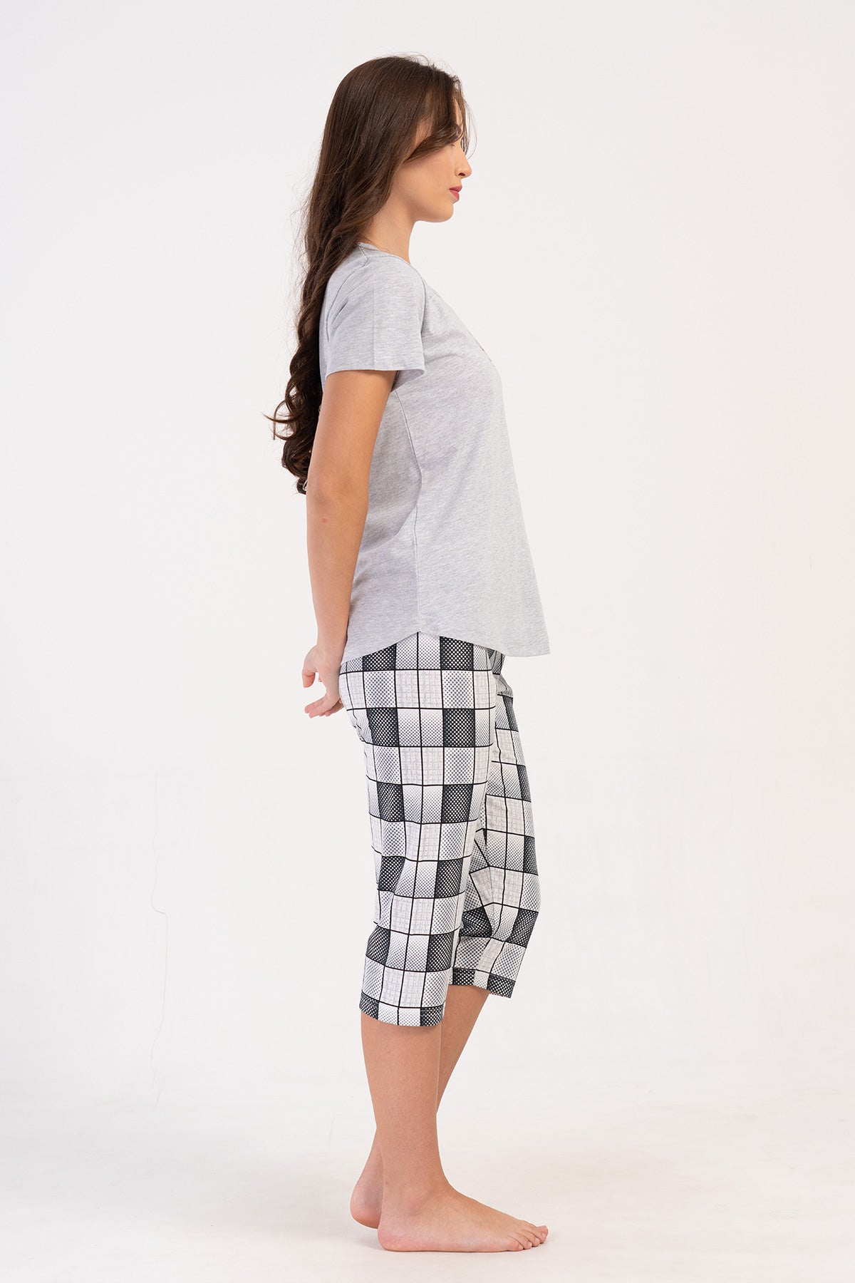 KADIN P.SUPREM O YAKA KISA KOL ETEGI OVAL KAPRI TAKIM