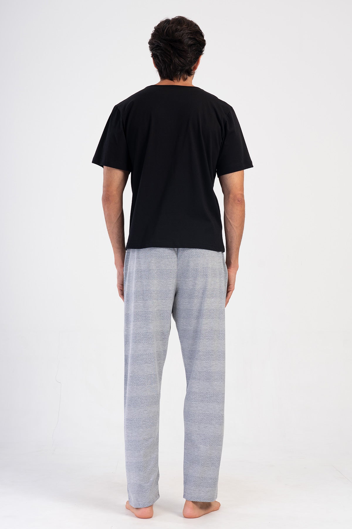 CEPLI ERKEK P.SUPREM TEK ALT PIJAMA - GRAY MELANGE