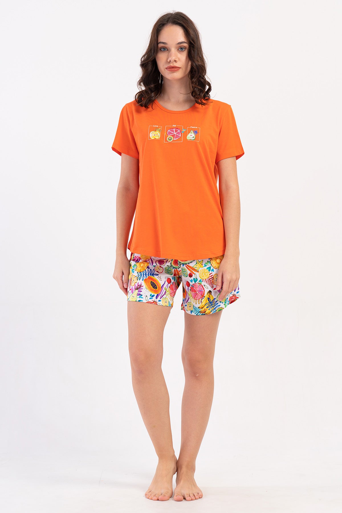 KADIN P.SUPREM O YAKA KISA KOL ETEGI OVAL SORT TAKIM