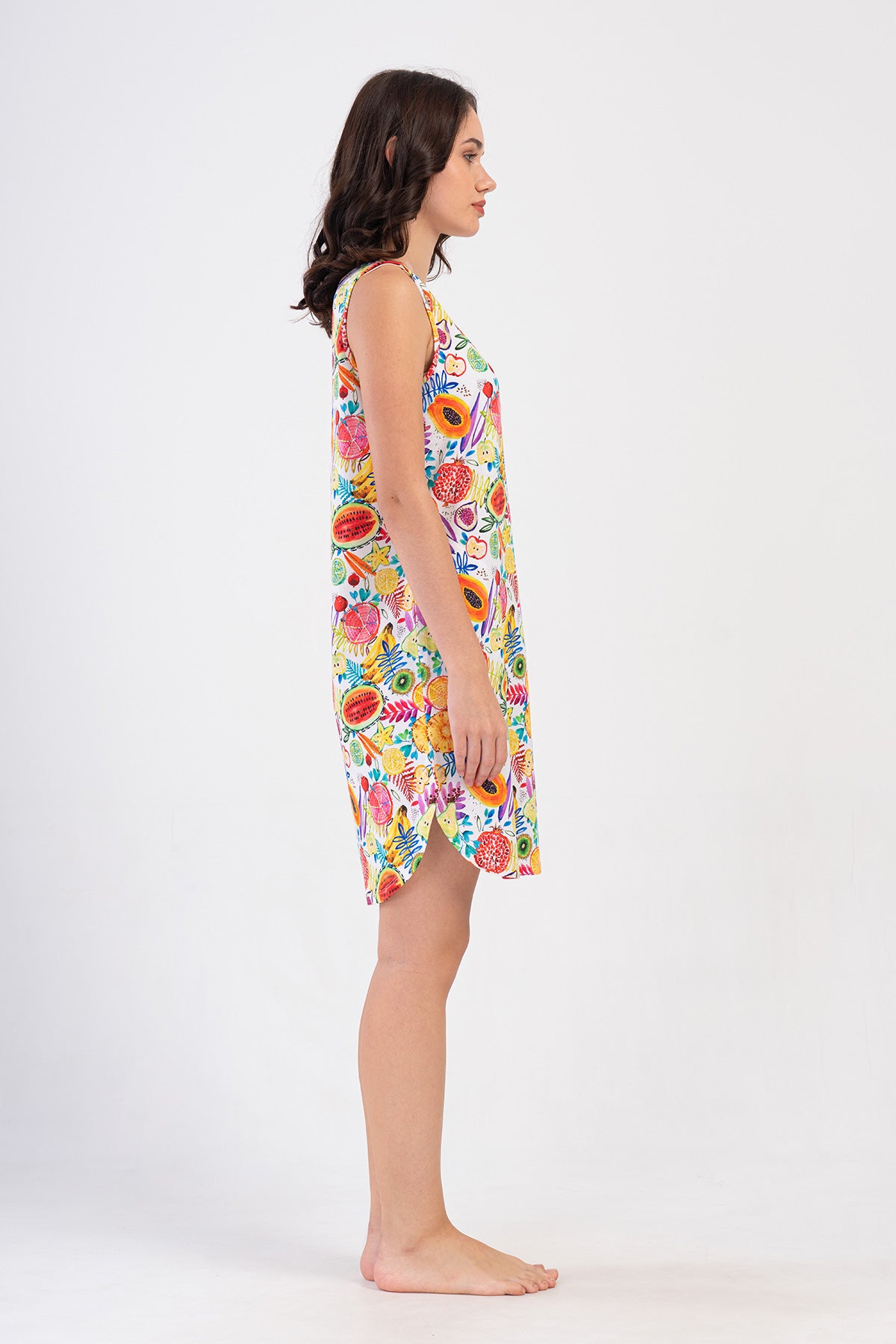 KADIN P.SUPREM O YAKA GENIS ASKILI ETEGI OVAL CEPLI TUNIK