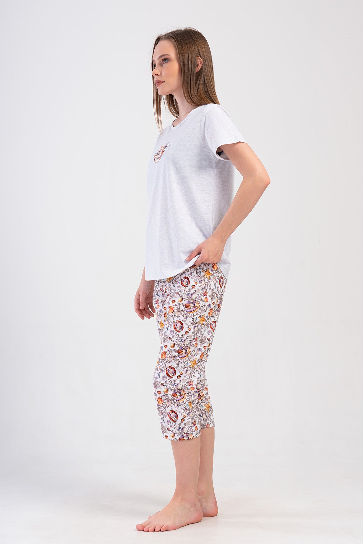 KADIN P.SUPREM O YAKA KISA KOL ETEGI OVAL KAPRI TAKIM