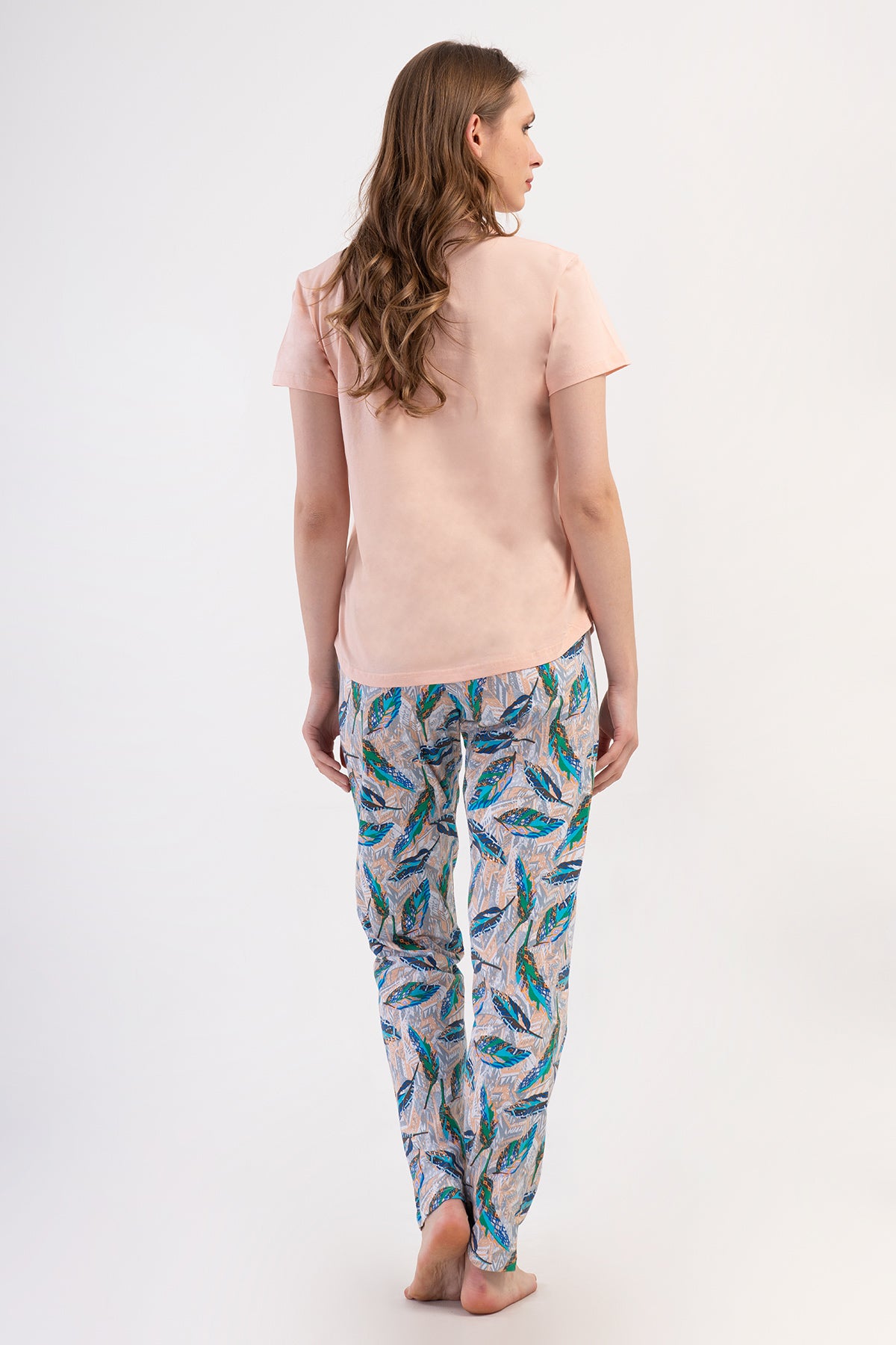 KADIN P.SUPREM O YAKA KISA KOL ETEGI OVAL PIJAMA TAKIM