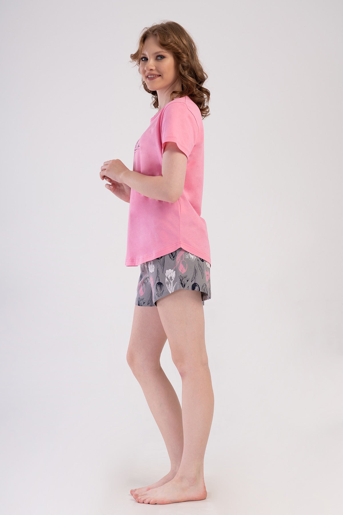 KADIN P.SUPREM O YAKA KISA KOL ETEGI OVAL SORT TAKIM